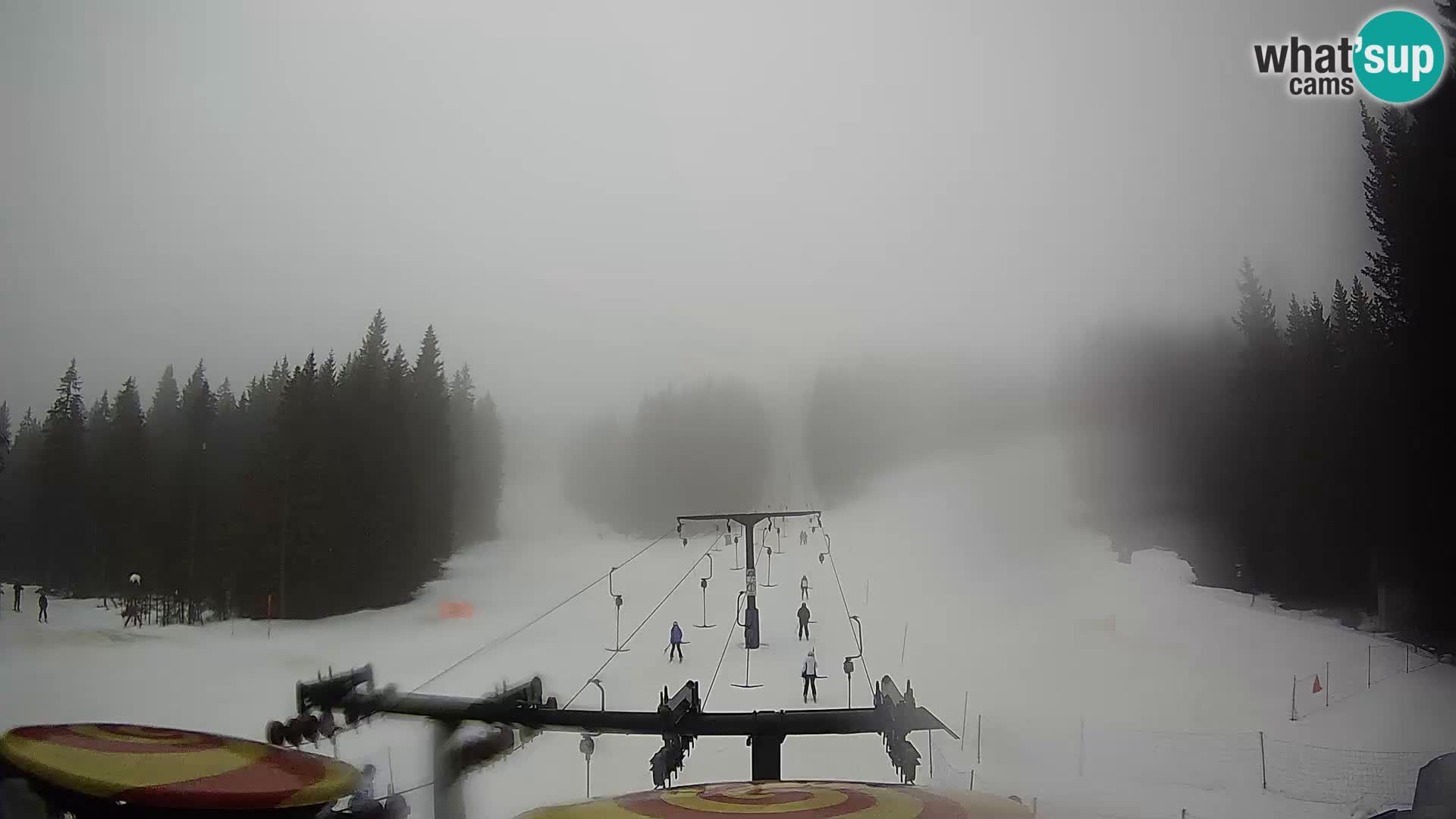 Skigebiet Rogla Webcam Ostruščica Piste 1 und 2