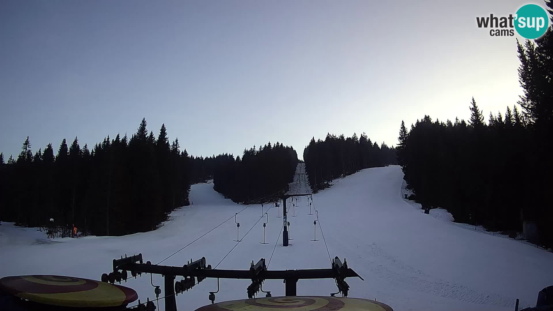 Comprensorio sciistico Rogla Webcam live Ostruščica piste 1 e 2