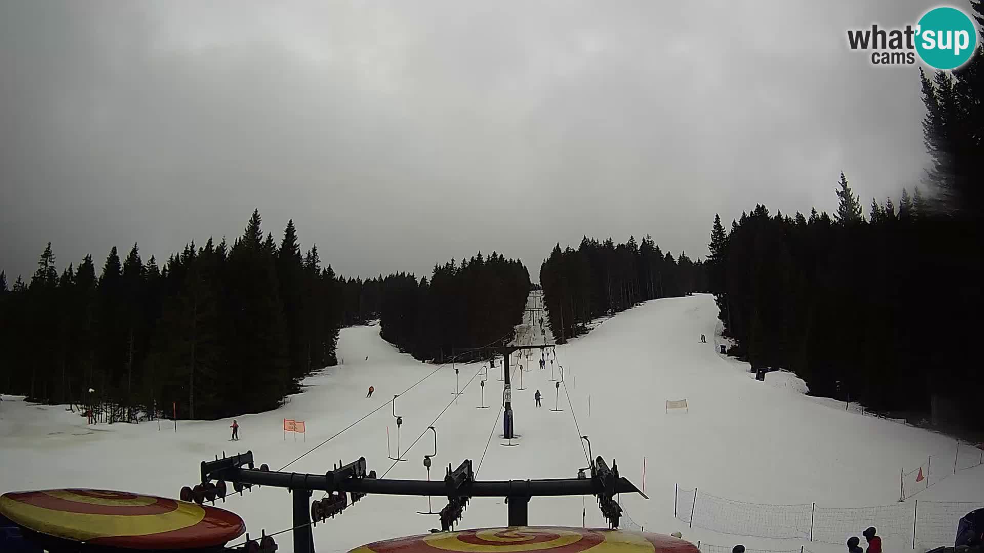 Skigebiet Rogla Webcam Ostruščica Piste 1 und 2