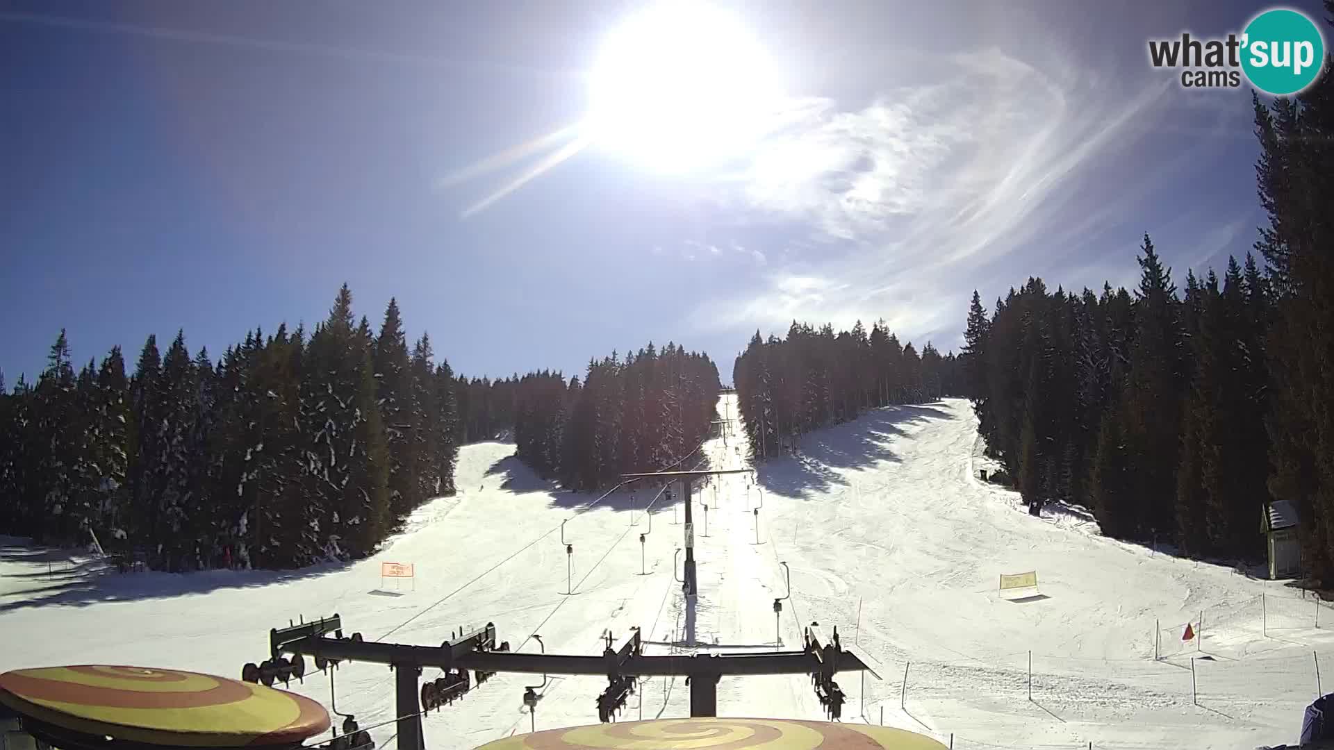 Station de ski Rogla Webcam Ostruščica pistes 1 et 2