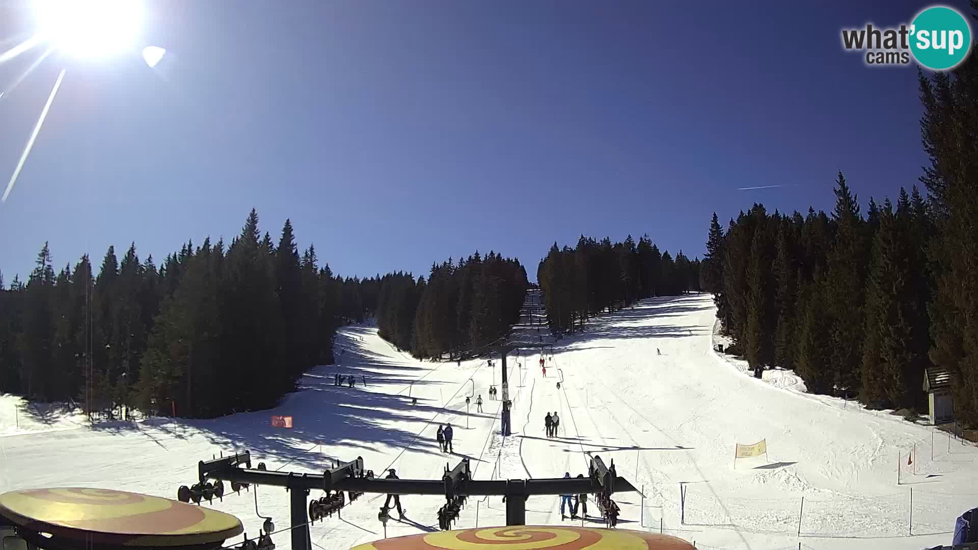 Estación de esquí Rogla Webcam Ostruščica pistas 1 y 2