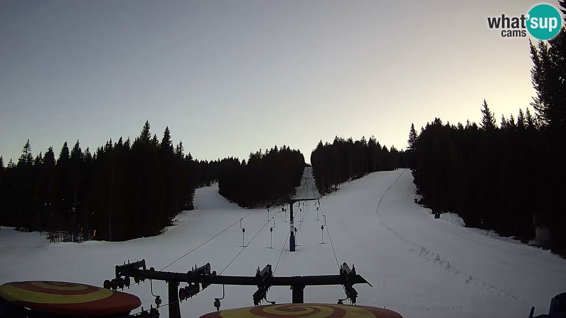 Skigebiet Rogla Webcam Ostruščica Piste 1 und 2