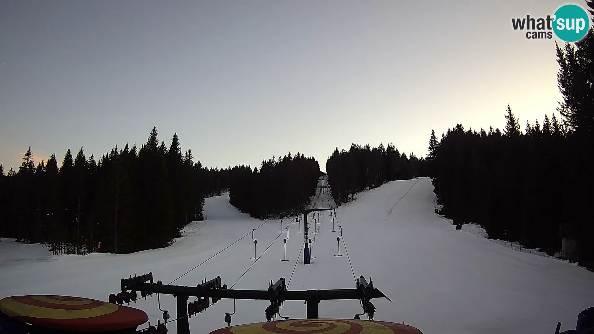 Estación de esquí Rogla Webcam Ostruščica pistas 1 y 2