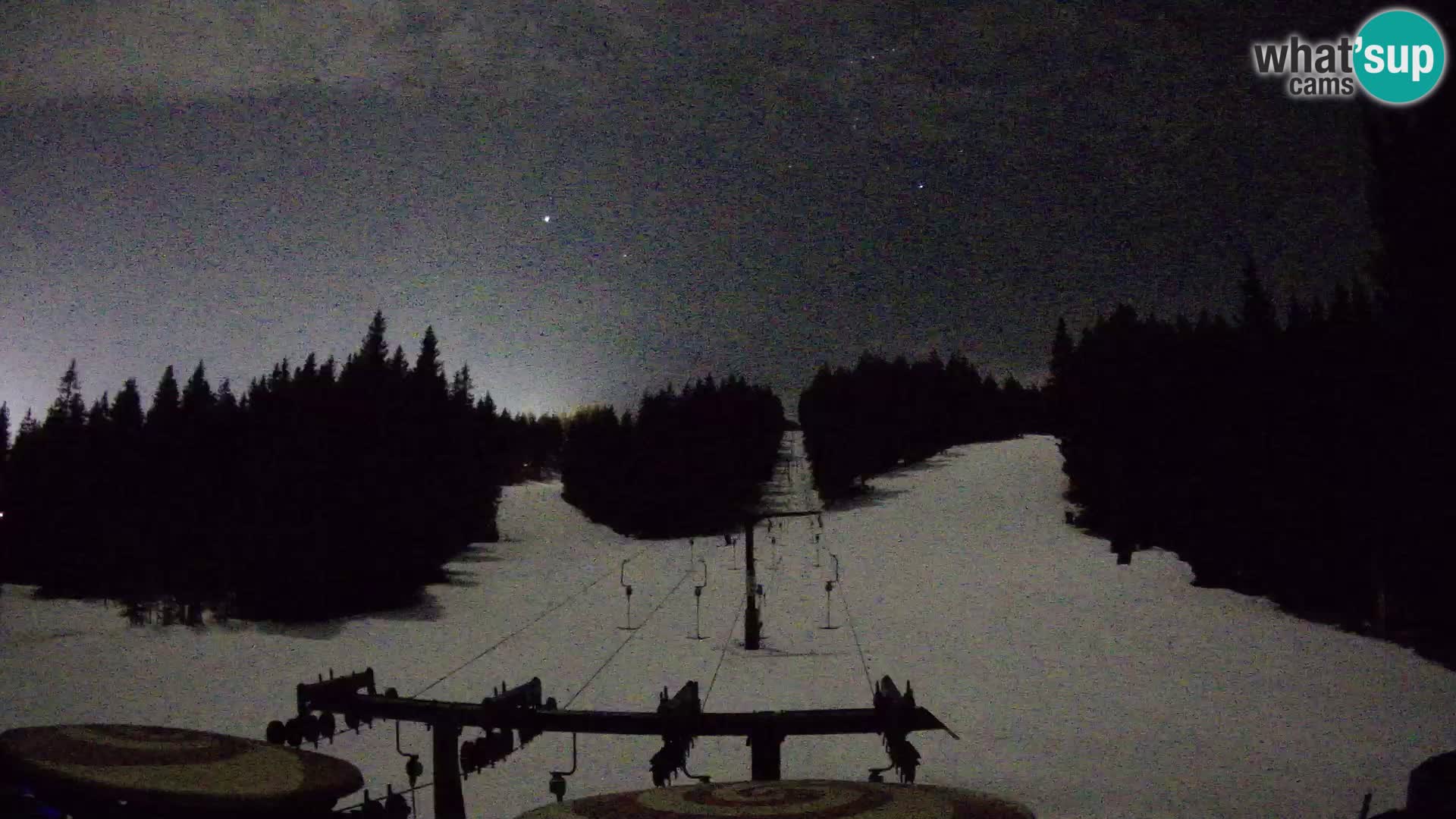 Comprensorio sciistico Rogla Webcam live Ostruščica piste 1 e 2