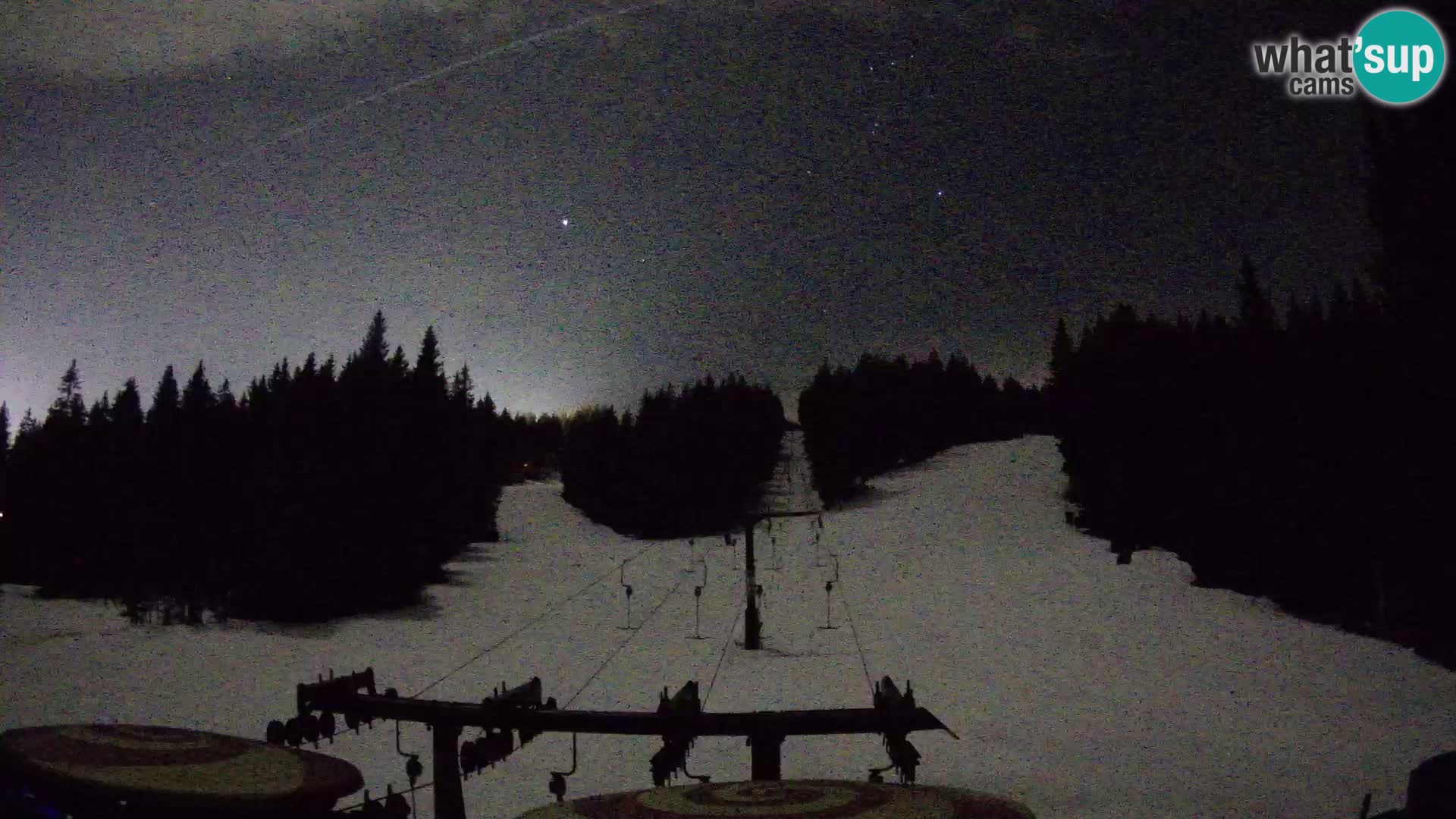 Skigebiet Rogla Webcam Ostruščica Piste 1 und 2