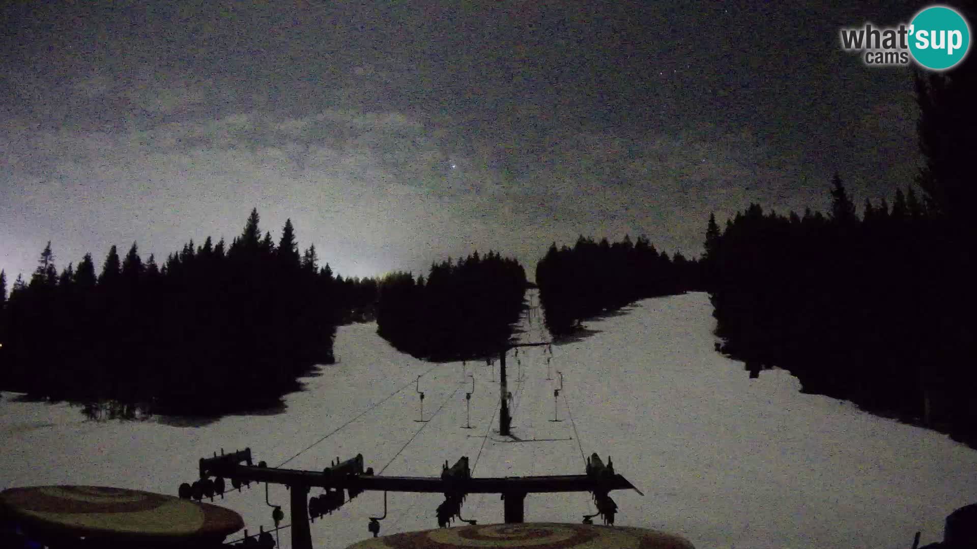 Skigebiet Rogla Webcam Ostruščica Piste 1 und 2