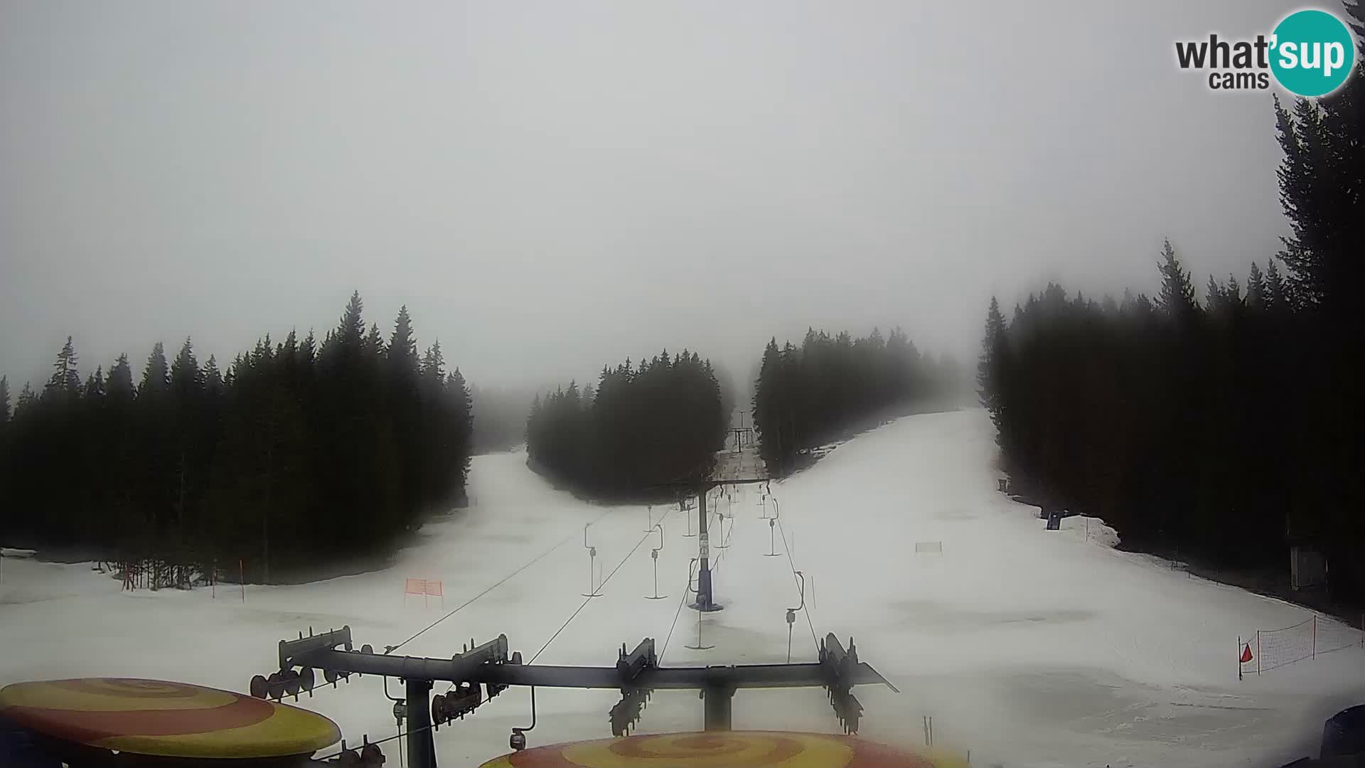 Skigebiet Rogla Webcam Ostruščica Piste 1 und 2