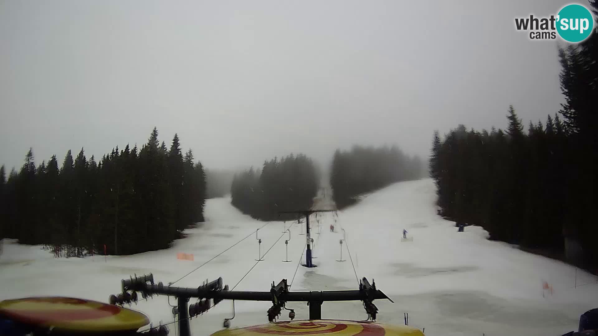 Comprensorio sciistico Rogla Webcam live Ostruščica piste 1 e 2