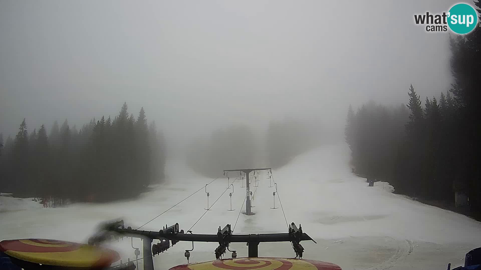 Comprensorio sciistico Rogla Webcam live Ostruščica piste 1 e 2