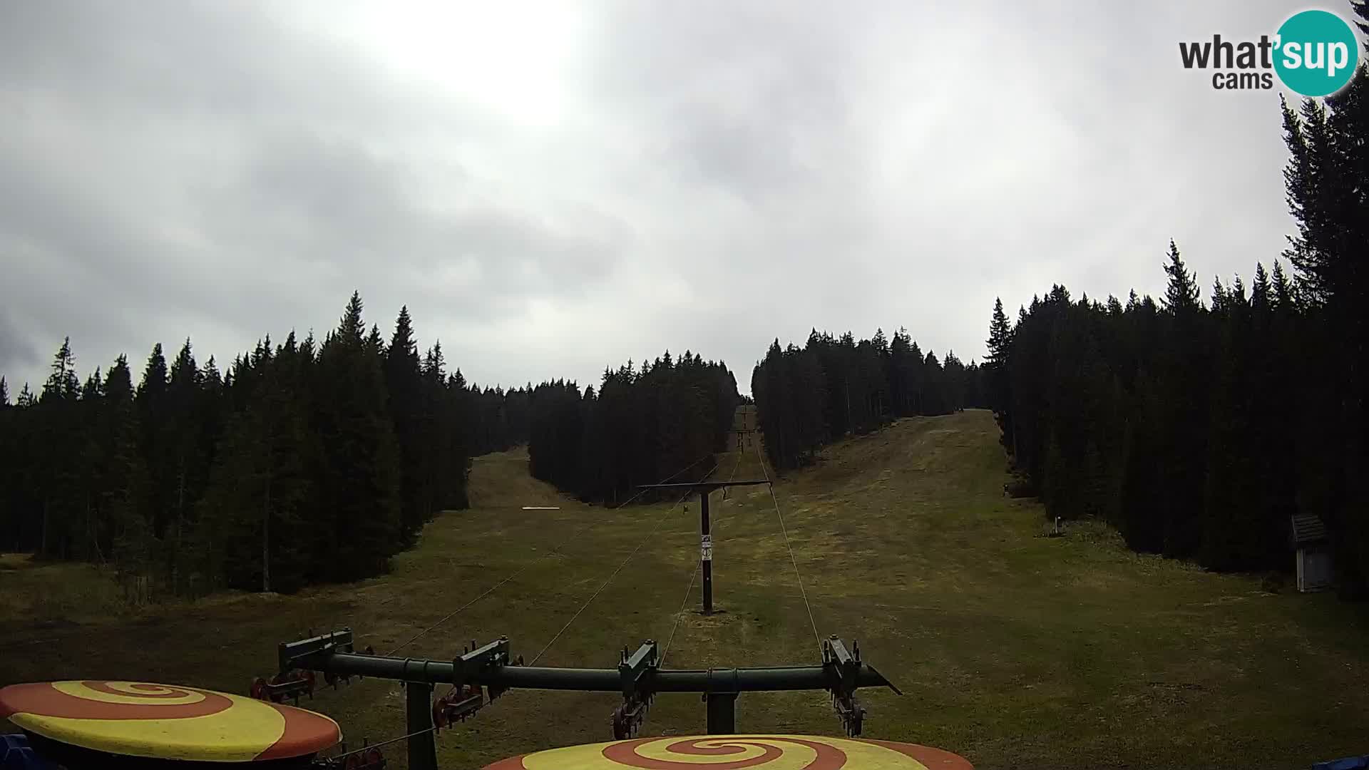 Smučišče Rogla Spletna kamera Ostruščica proga 1 in 2