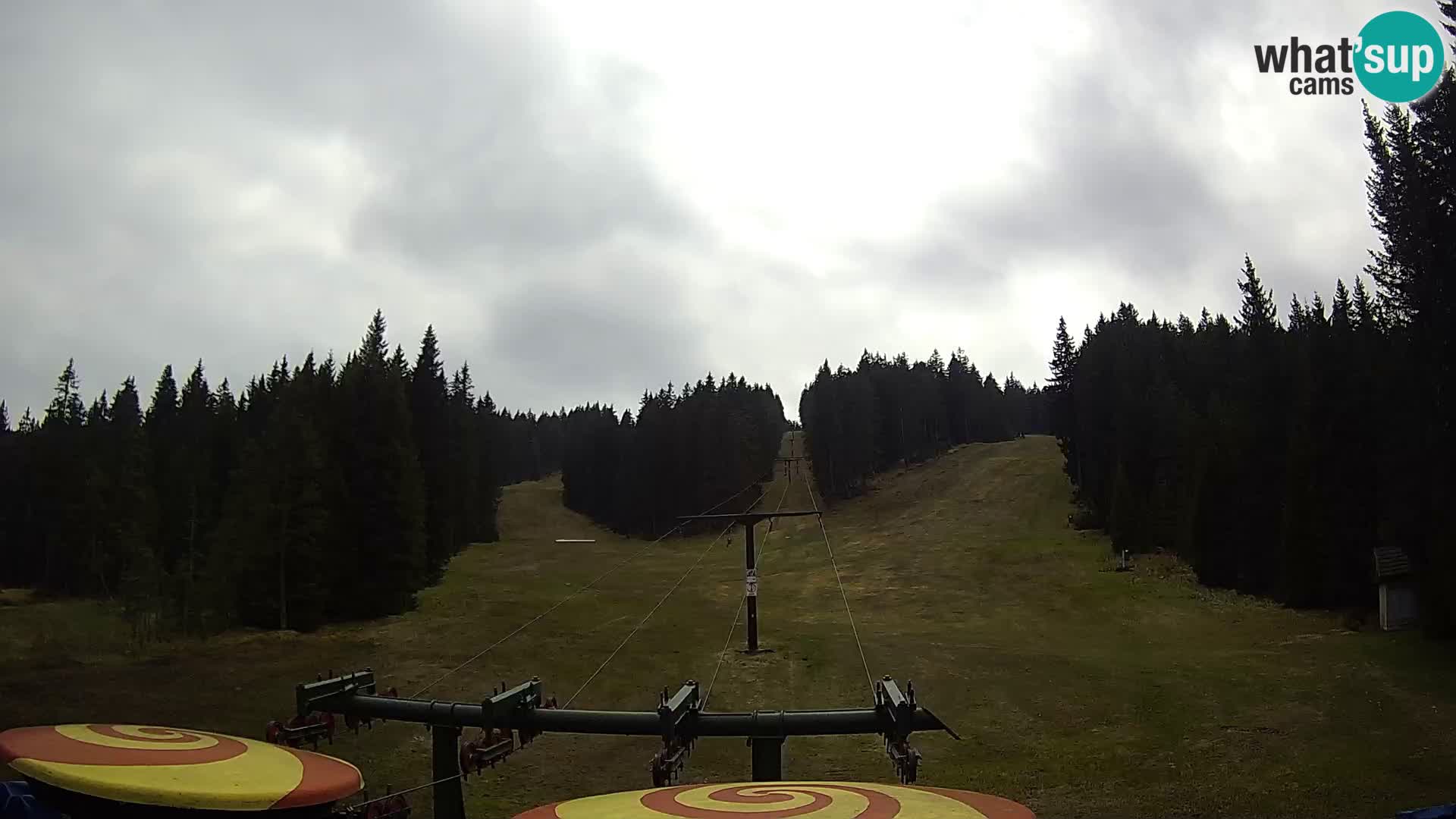 Smučišče Rogla Spletna kamera Ostruščica proga 1 in 2