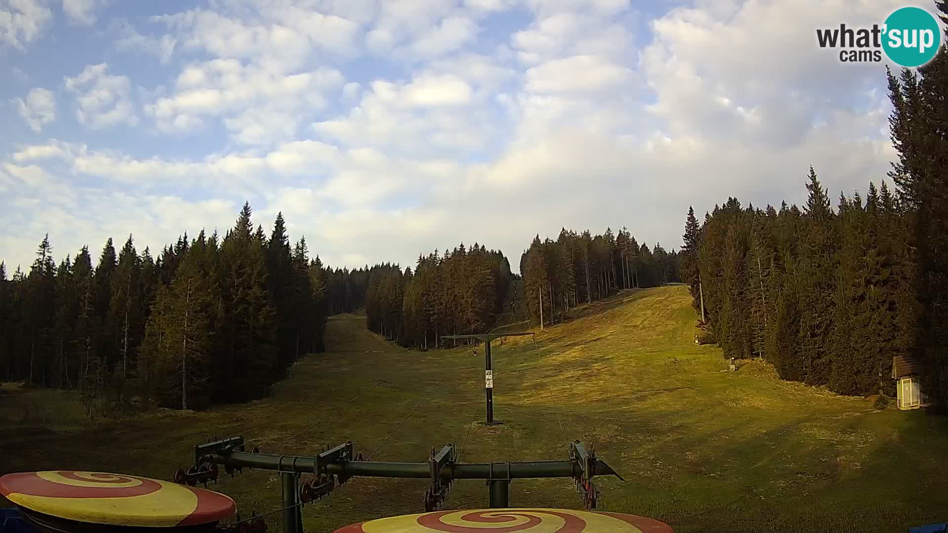 Skigebiet Rogla Webcam Ostruščica Piste 1 und 2