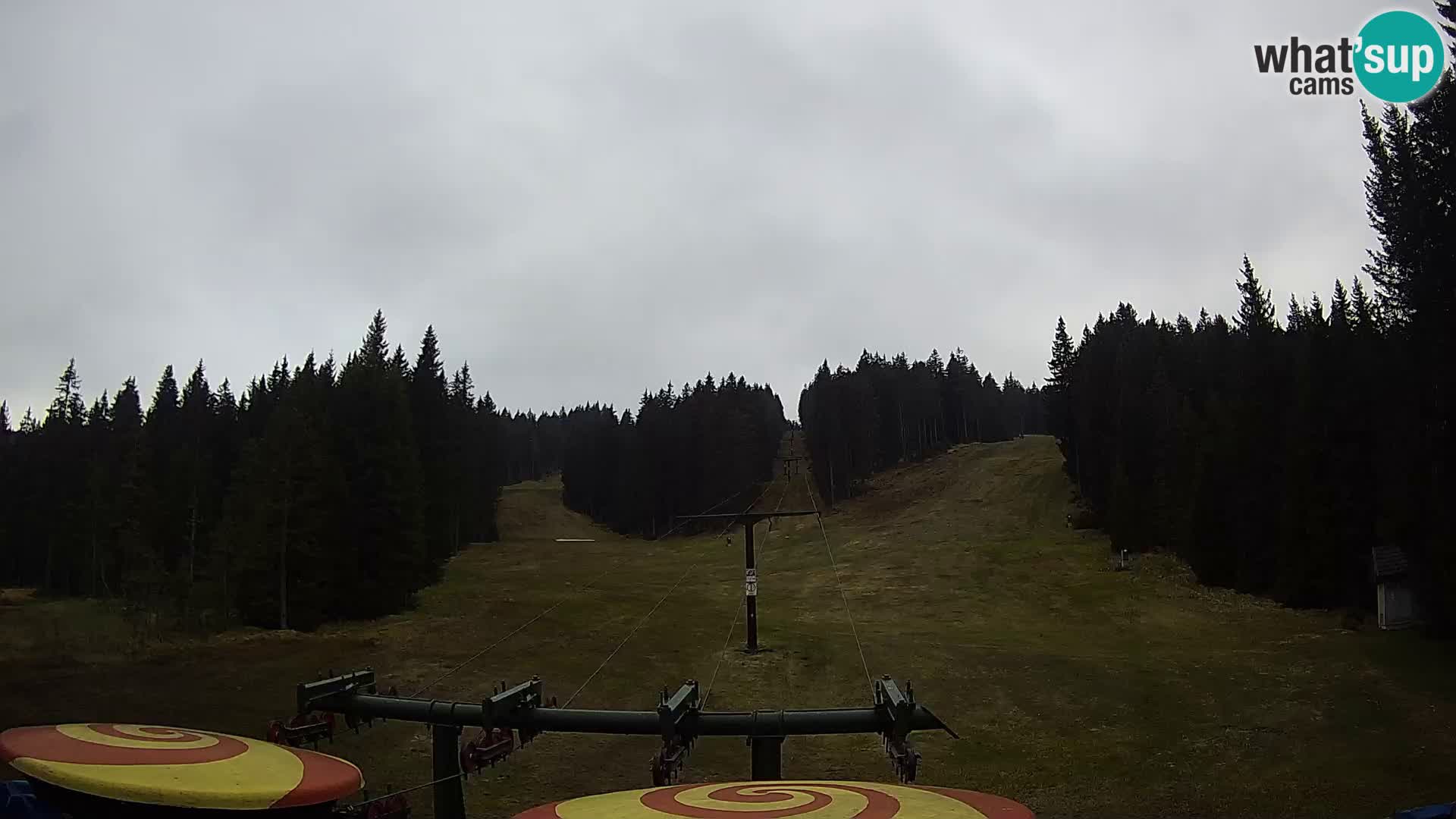 Smučišče Rogla Spletna kamera Ostruščica proga 1 in 2