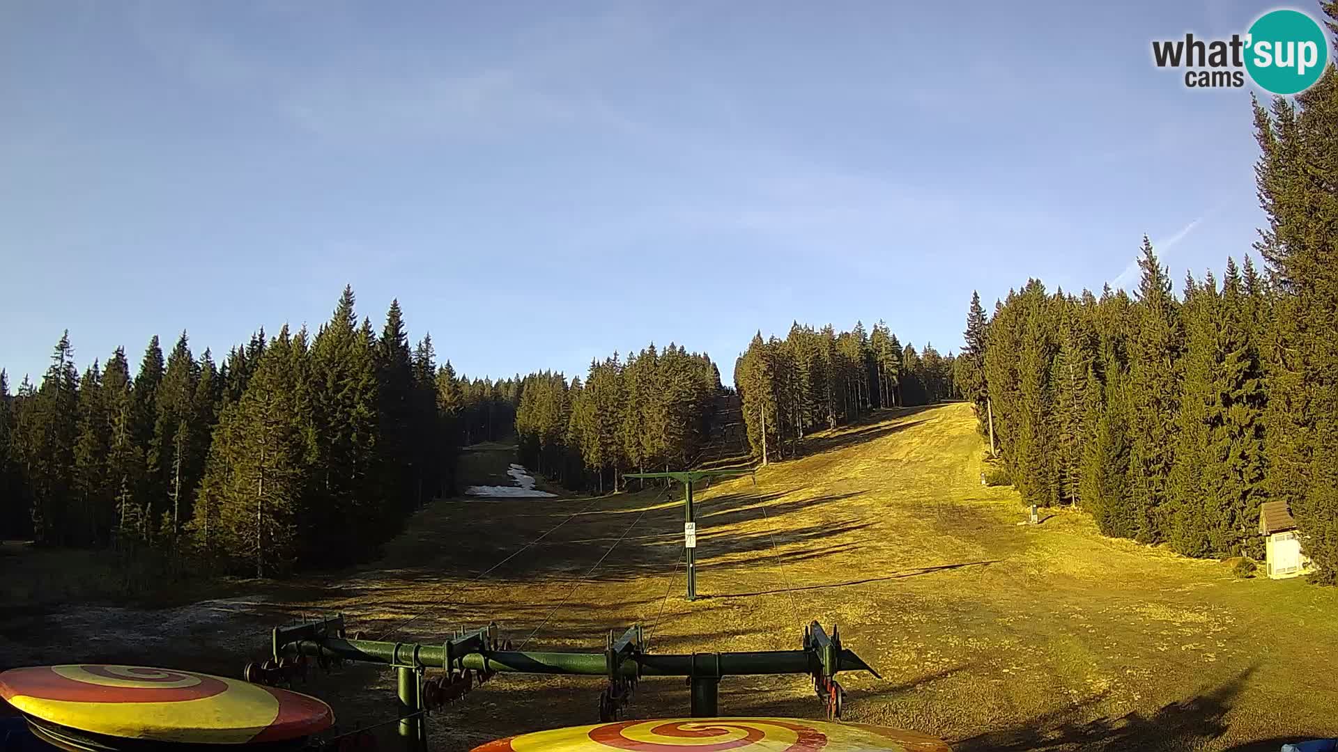 Skigebiet Rogla Webcam Ostruščica Piste 1 und 2