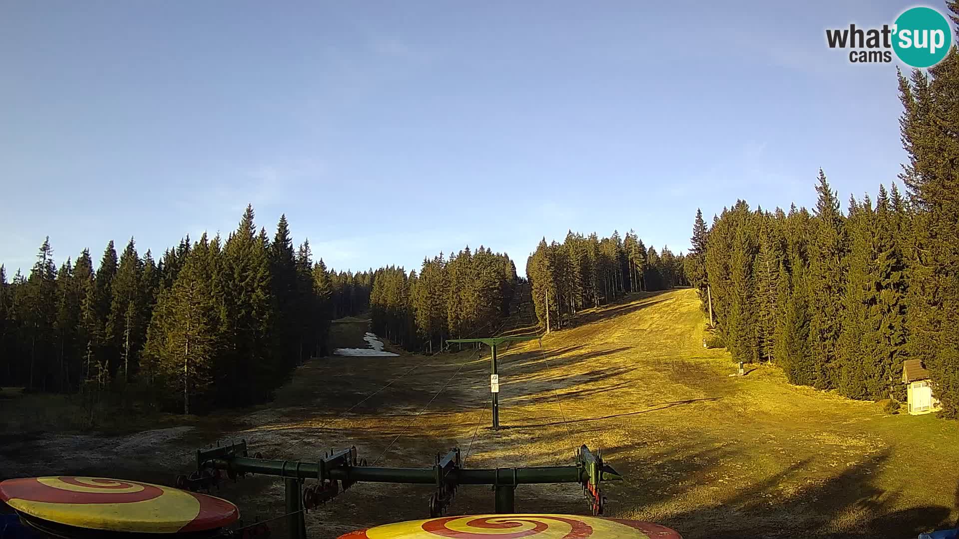 Skigebiet Rogla Webcam Ostruščica Piste 1 und 2
