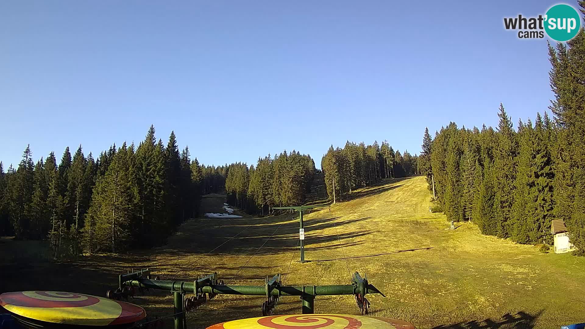 Comprensorio sciistico Rogla Webcam live Ostruščica piste 1 e 2