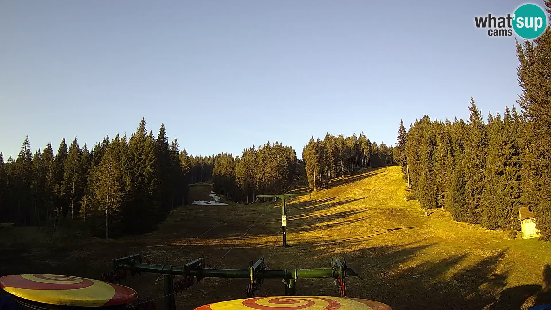 Skigebiet Rogla Webcam Ostruščica Piste 1 und 2