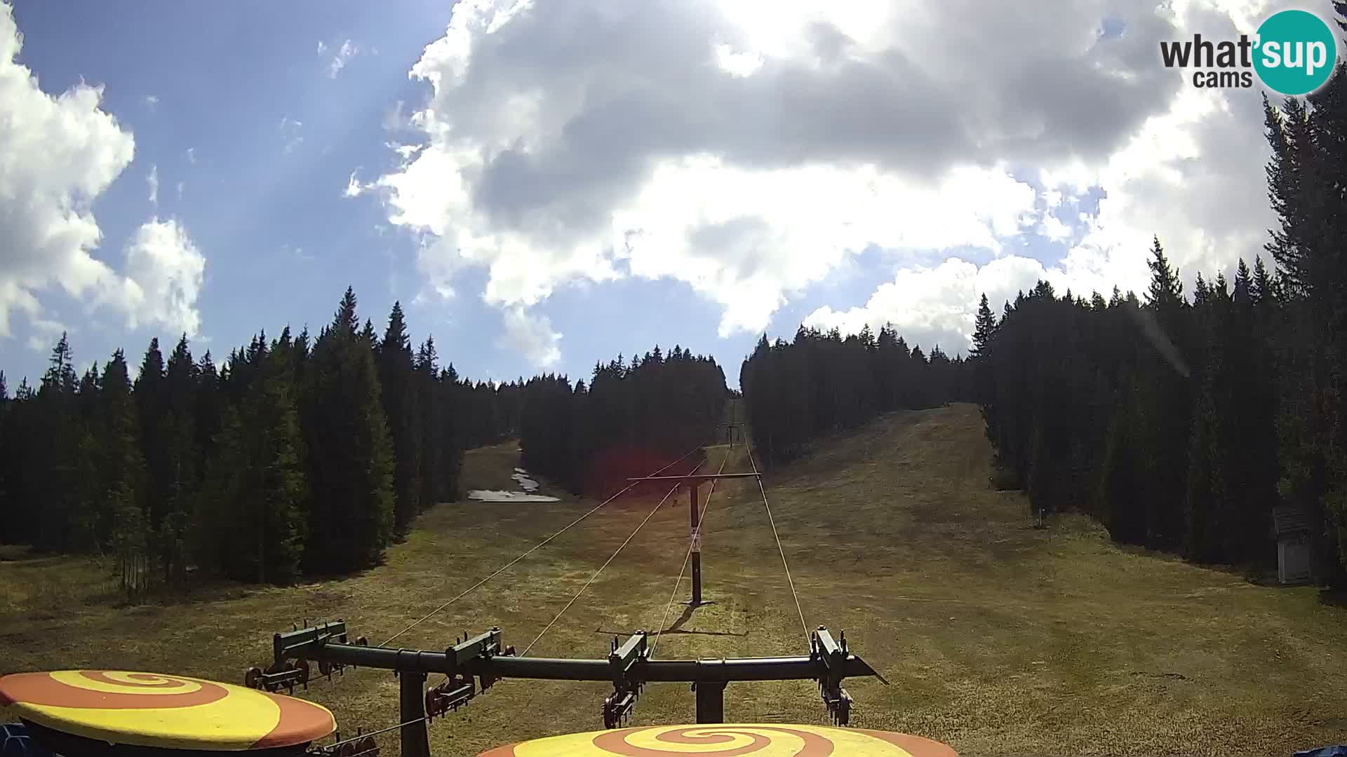 Smučišče Rogla Spletna kamera Ostruščica proga 1 in 2