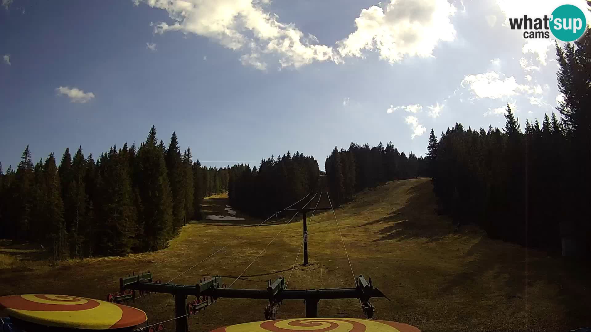 Skijalište Rogla web kamera Ostruščica proga 1 in 2