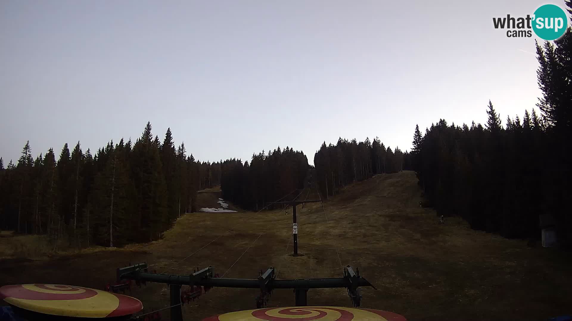 Skigebiet Rogla Webcam Ostruščica Piste 1 und 2