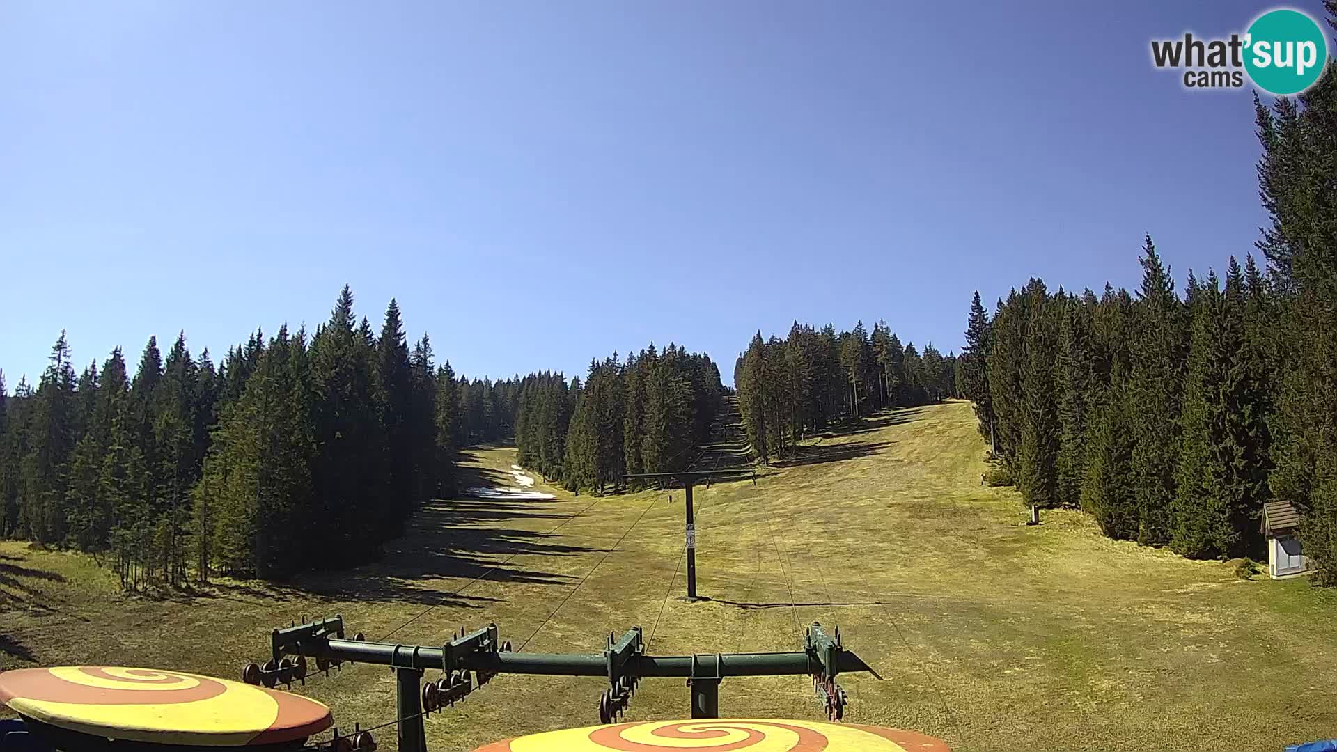 Smučišče Rogla Spletna kamera Ostruščica proga 1 in 2