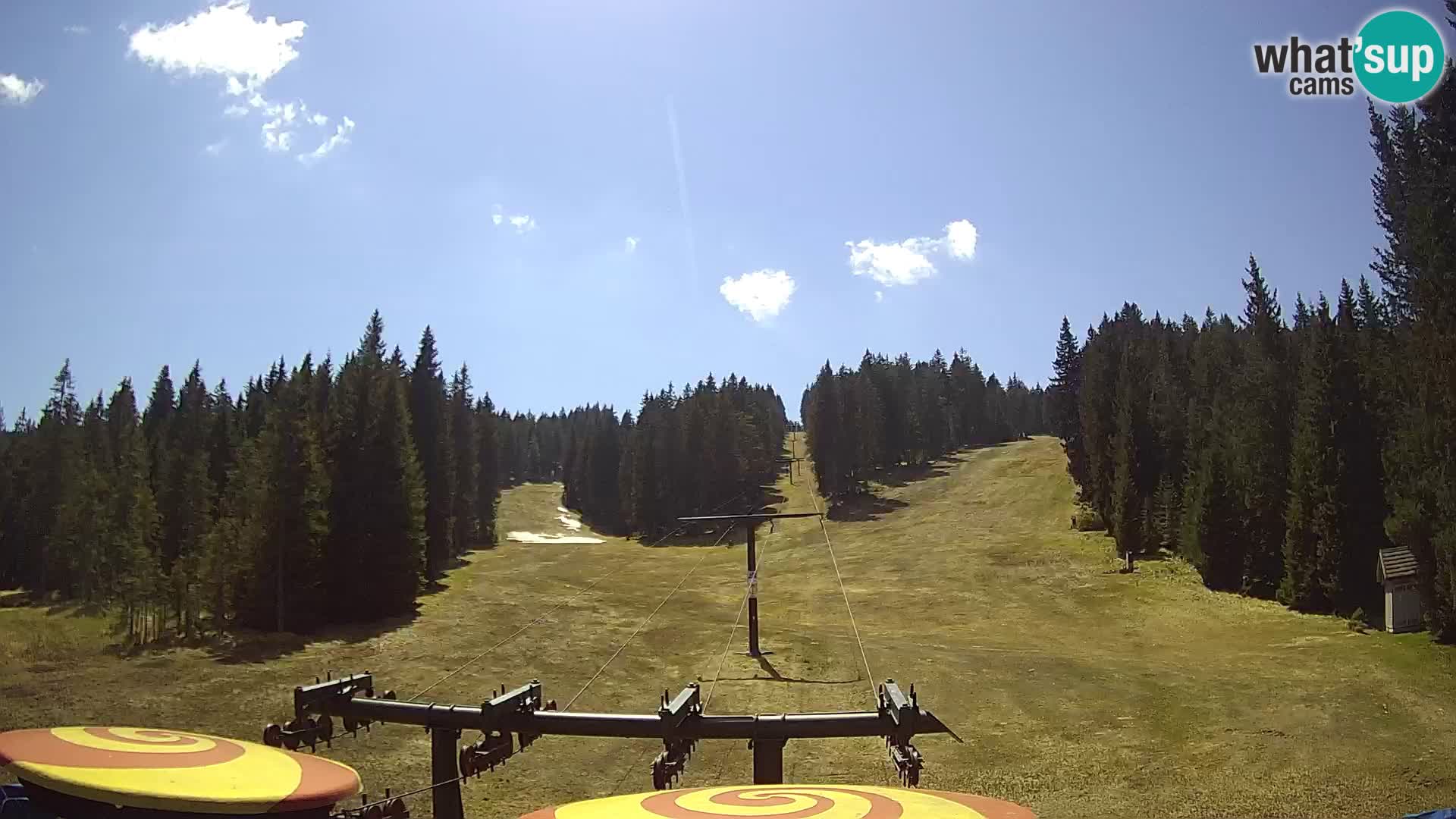Smučišče Rogla Spletna kamera Ostruščica proga 1 in 2