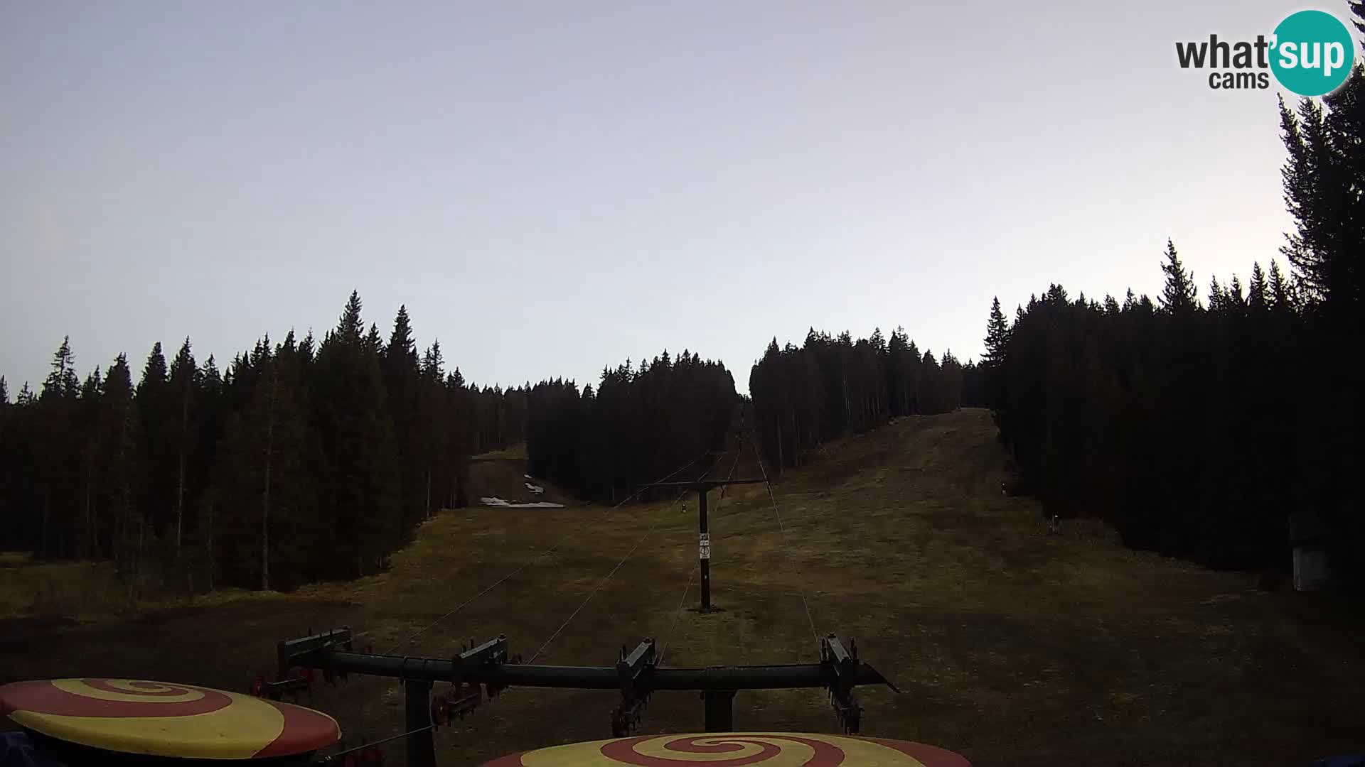 Skigebiet Rogla Webcam Ostruščica Piste 1 und 2