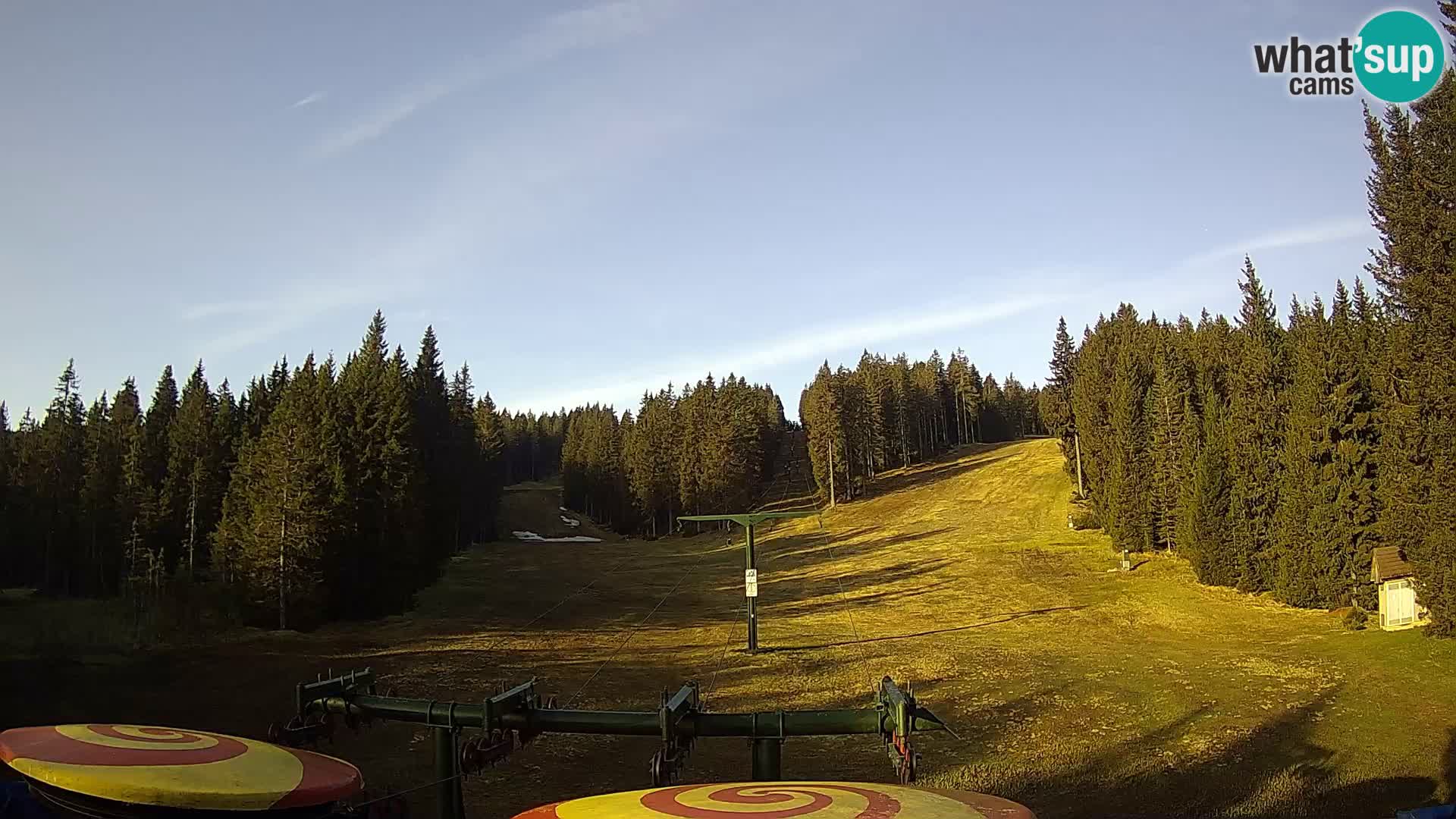 Skijalište Rogla web kamera Ostruščica proga 1 in 2