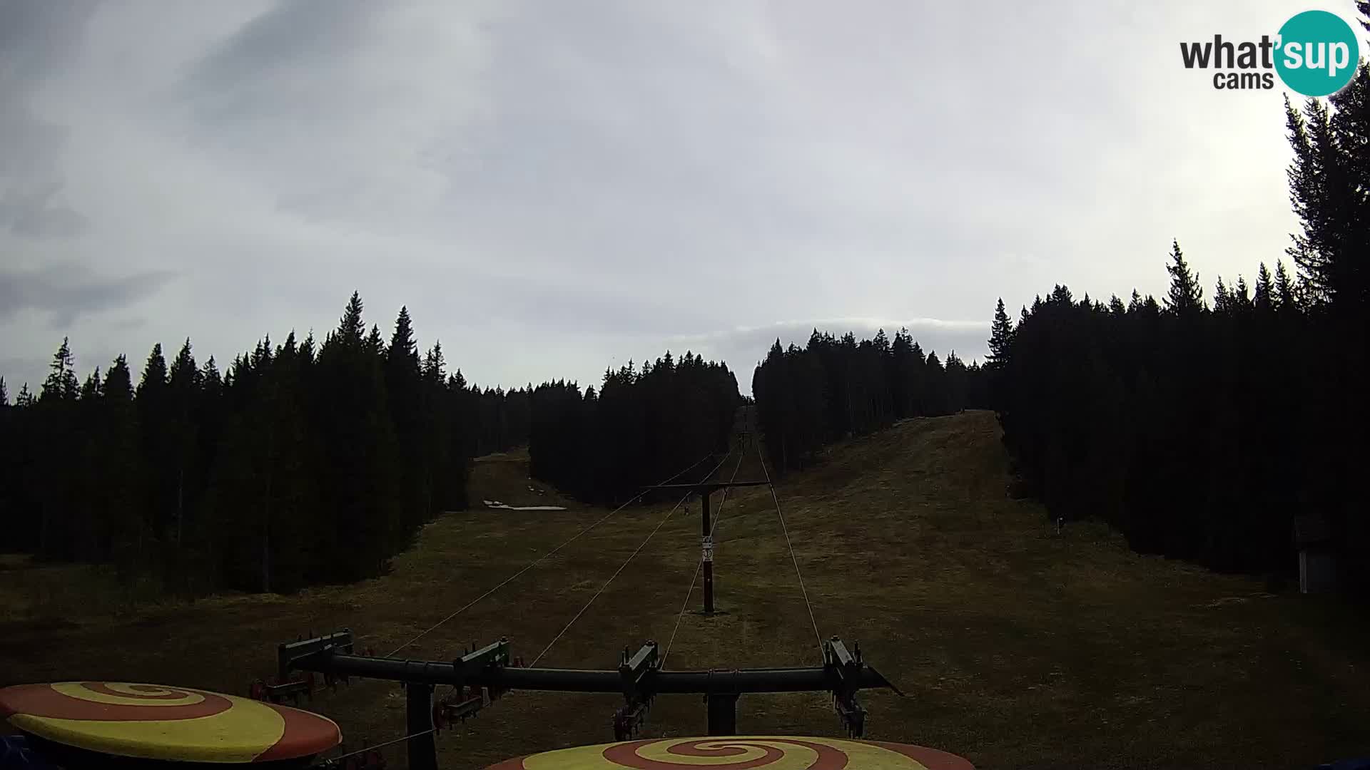 Skigebiet Rogla Webcam Ostruščica Piste 1 und 2