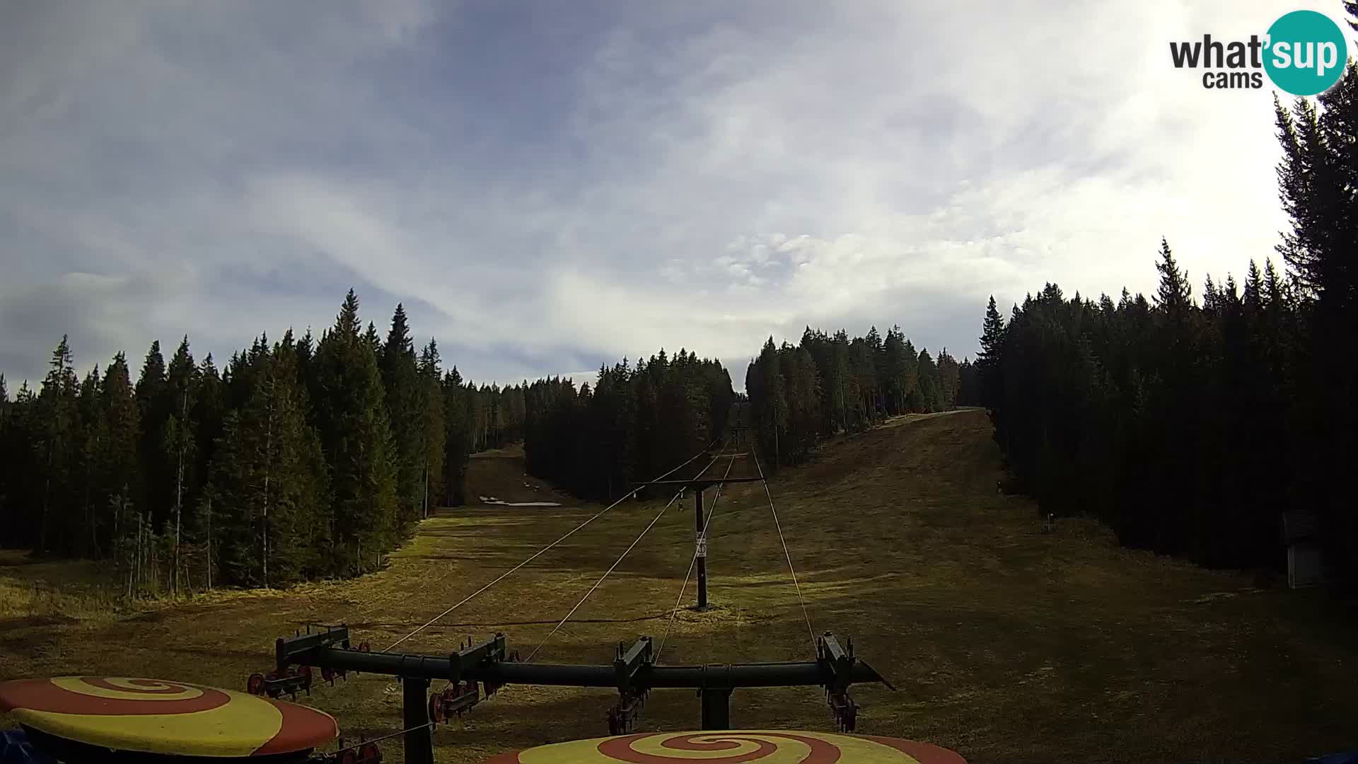Skigebiet Rogla Webcam Ostruščica Piste 1 und 2