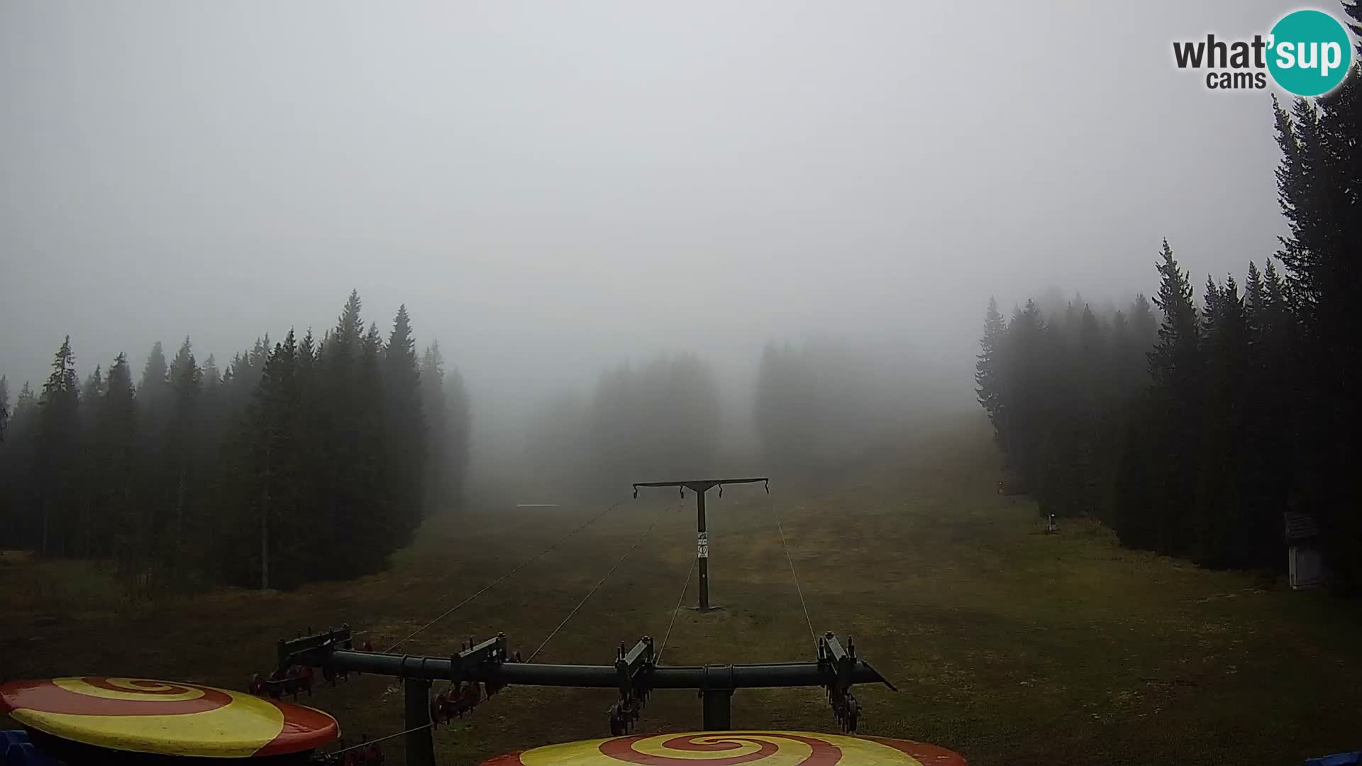 Smučišče Rogla Spletna kamera Ostruščica proga 1 in 2