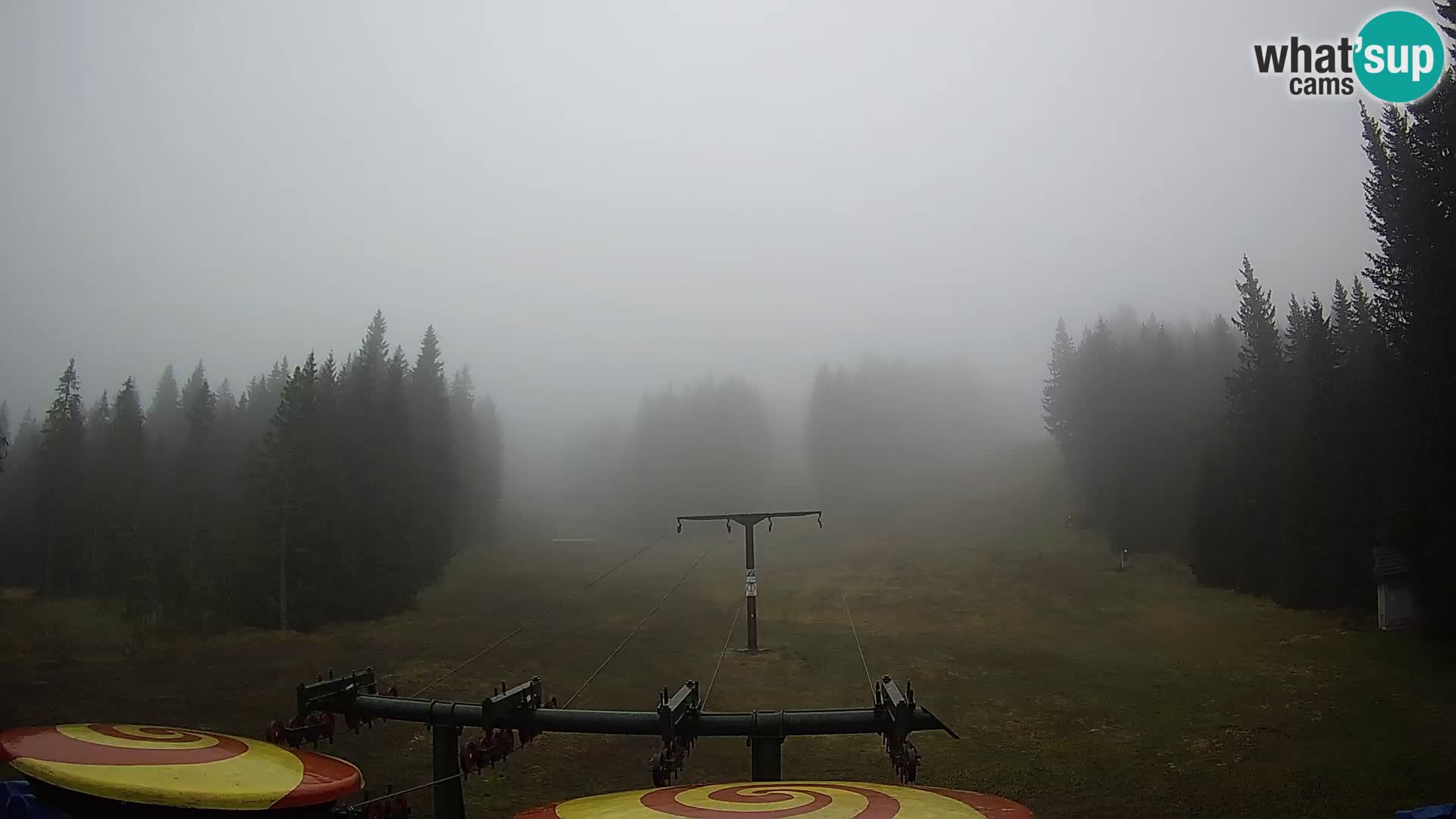 Smučišče Rogla Spletna kamera Ostruščica proga 1 in 2