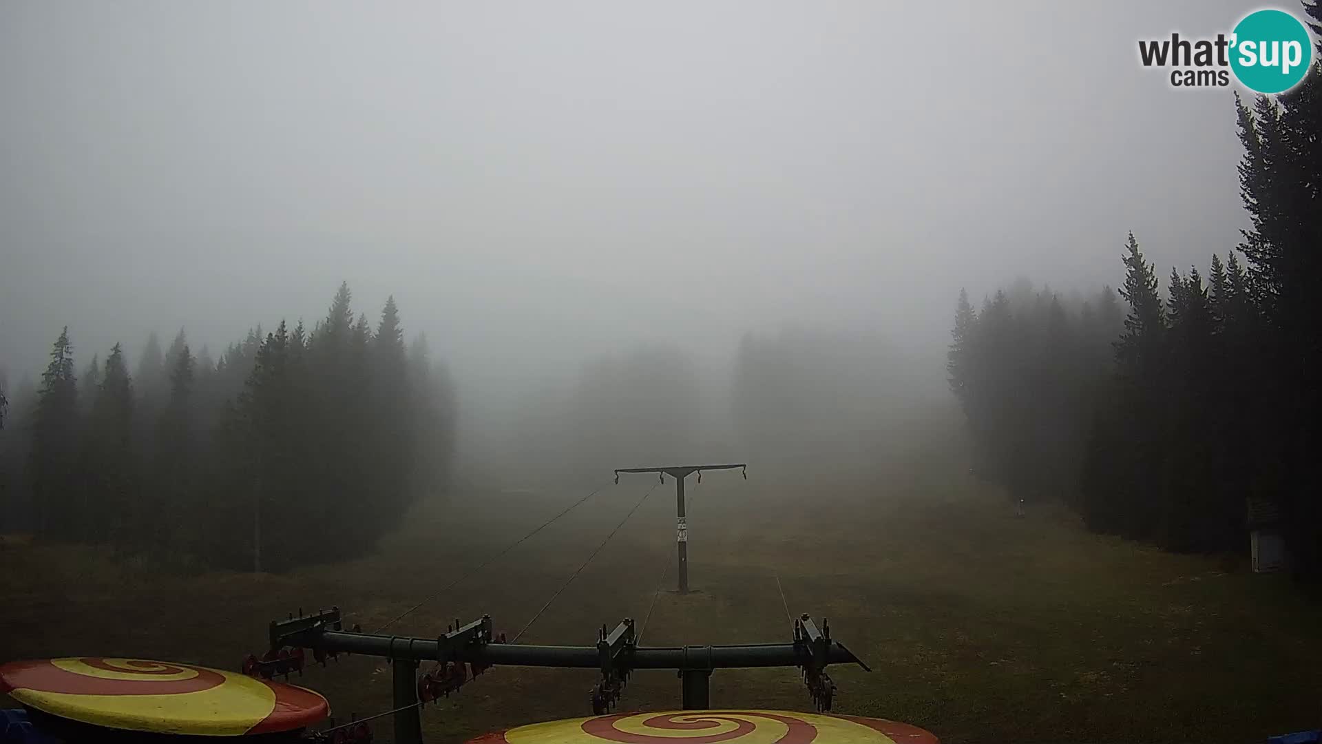 Smučišče Rogla Spletna kamera Ostruščica proga 1 in 2