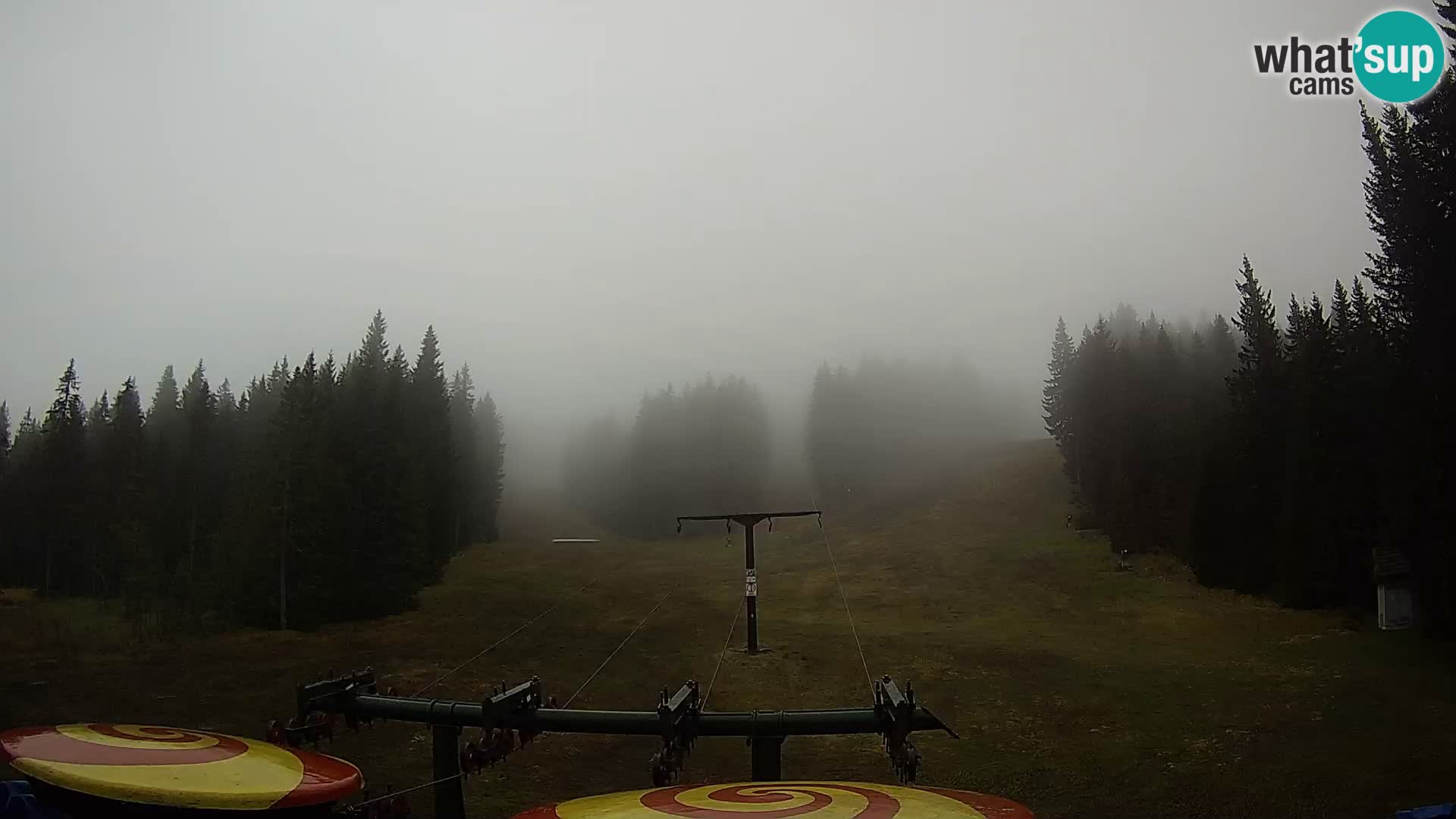 Smučišče Rogla Spletna kamera Ostruščica proga 1 in 2