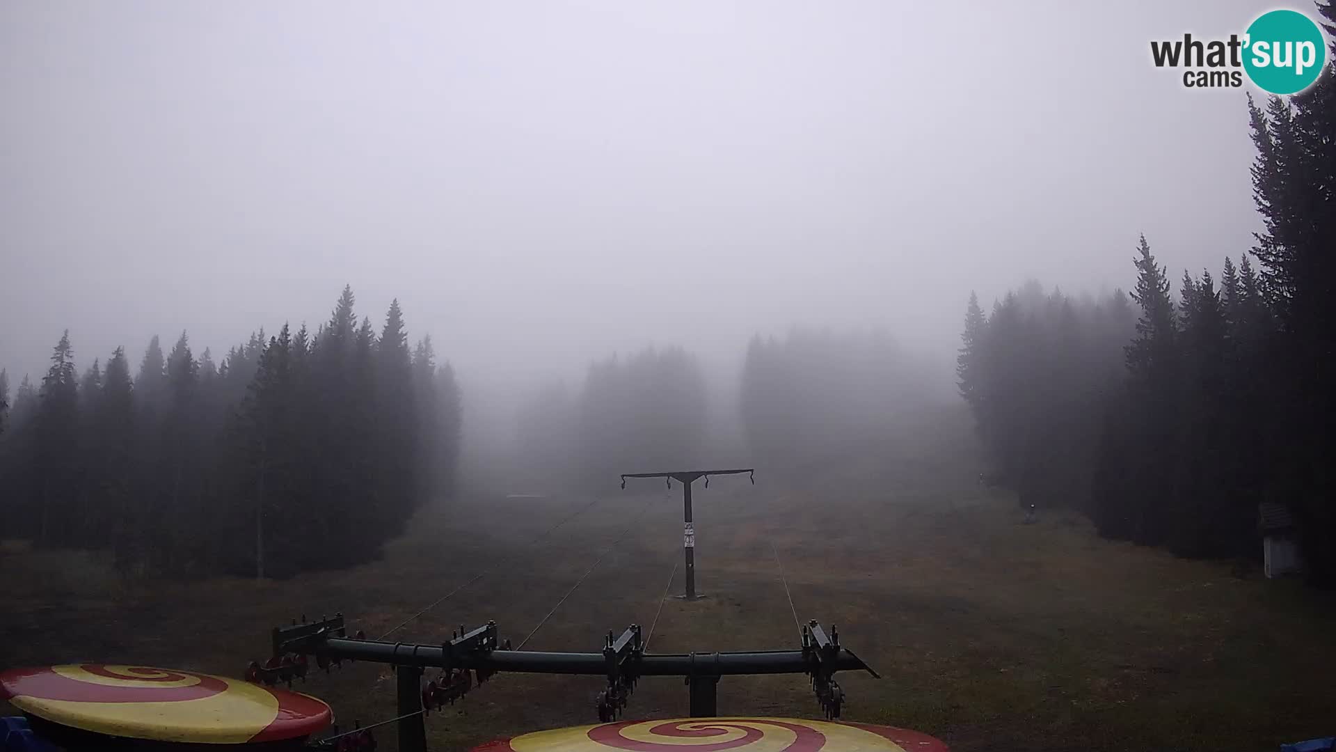 Smučišče Rogla Spletna kamera Ostruščica proga 1 in 2