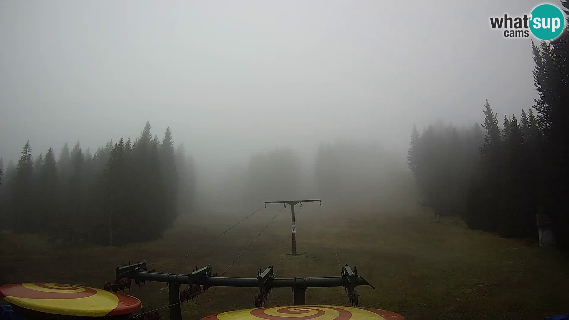 Smučišče Rogla Spletna kamera Ostruščica proga 1 in 2