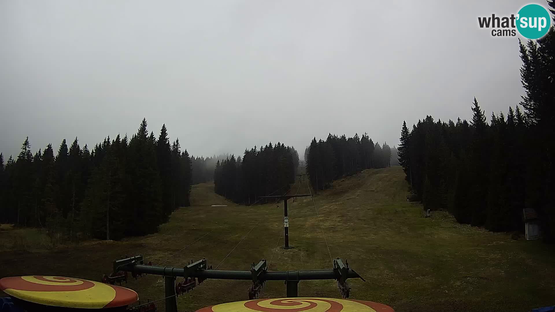 Smučišče Rogla Spletna kamera Ostruščica proga 1 in 2