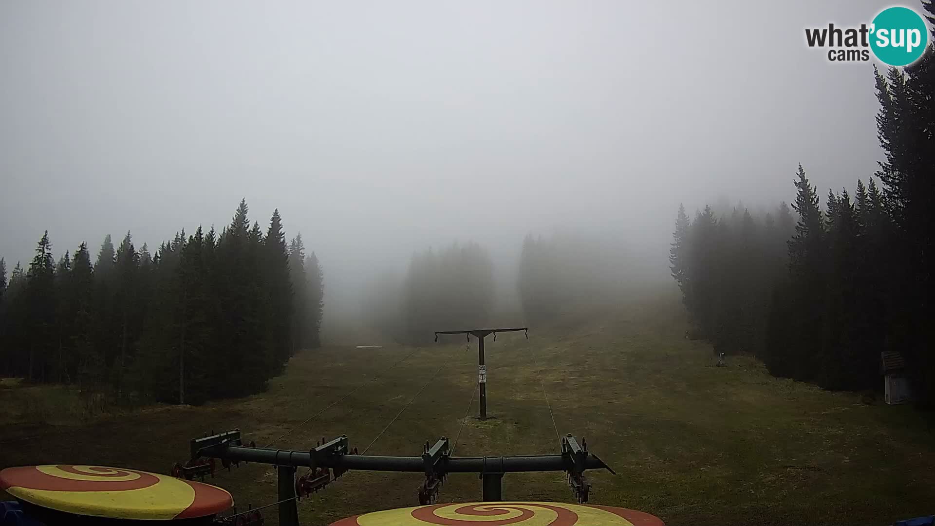 Smučišče Rogla Spletna kamera Ostruščica proga 1 in 2