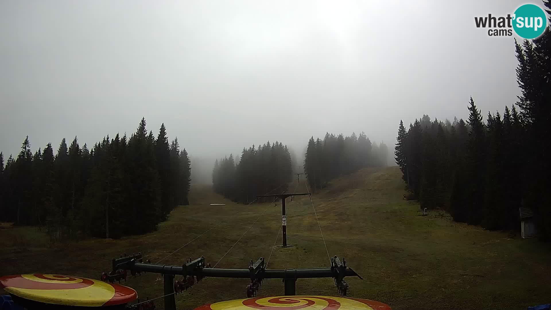 Smučišče Rogla Spletna kamera Ostruščica proga 1 in 2