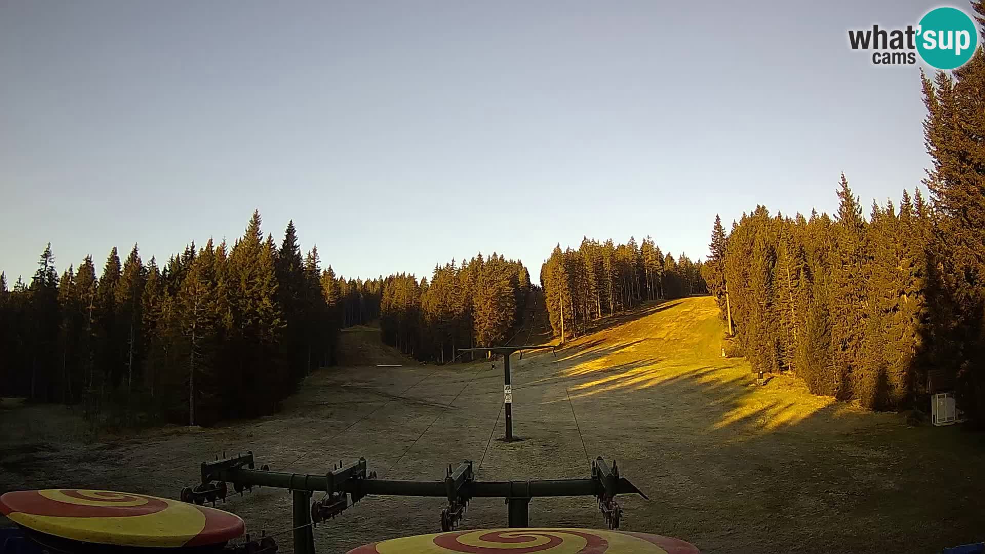 Skigebiet Rogla Webcam Ostruščica Piste 1 und 2