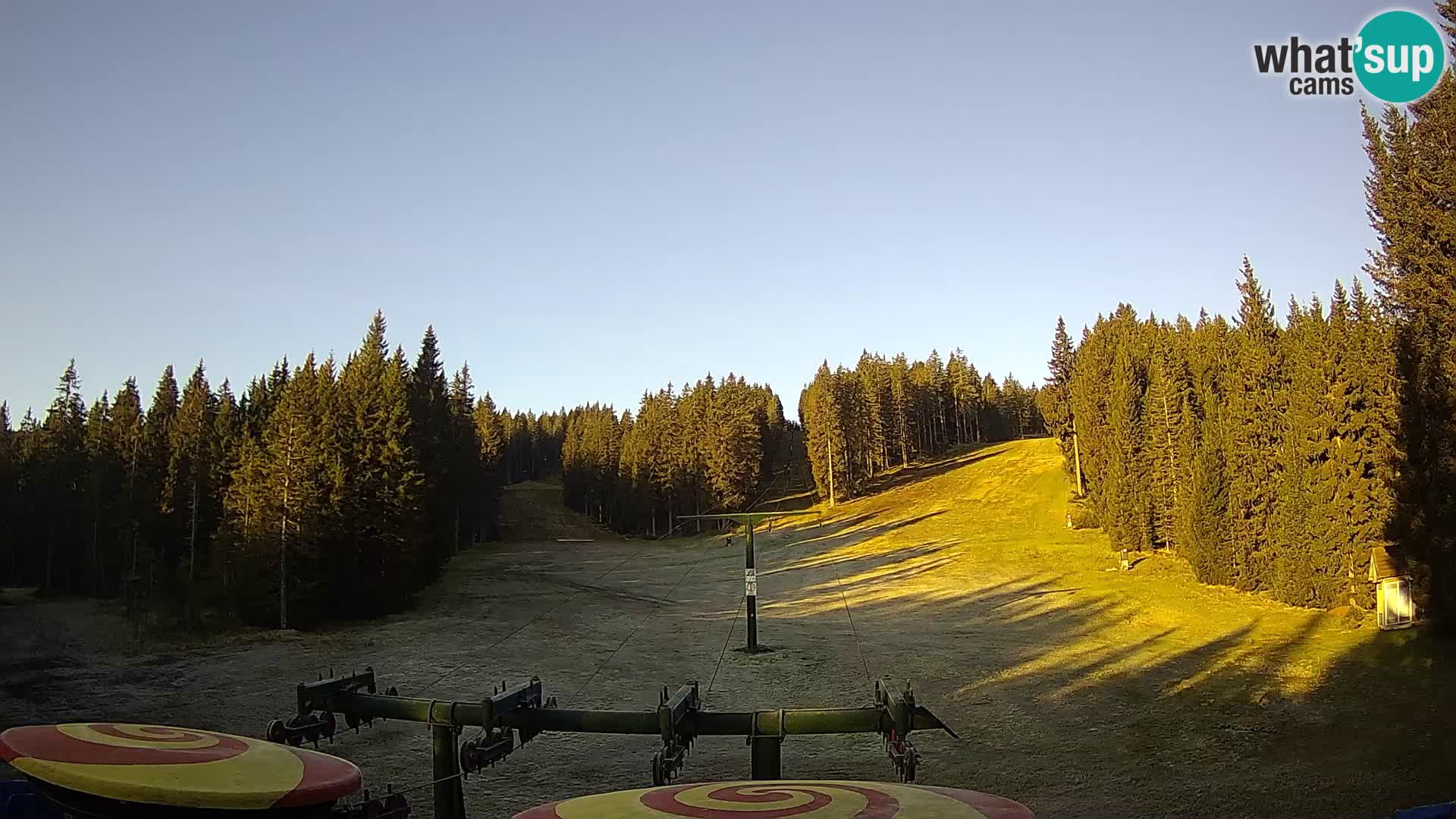 Smučišče Rogla Spletna kamera Ostruščica proga 1 in 2