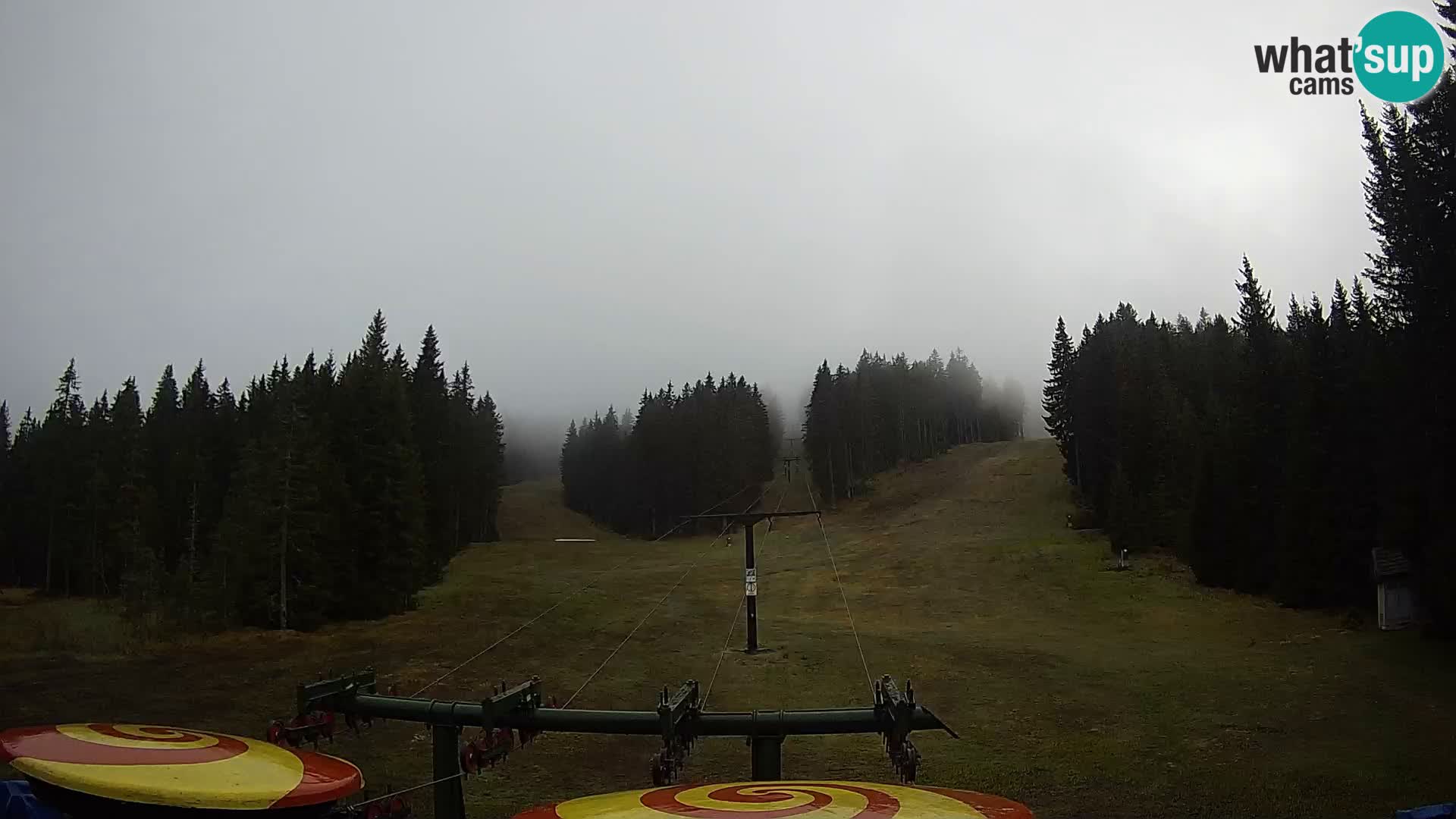 Smučišče Rogla Spletna kamera Ostruščica proga 1 in 2