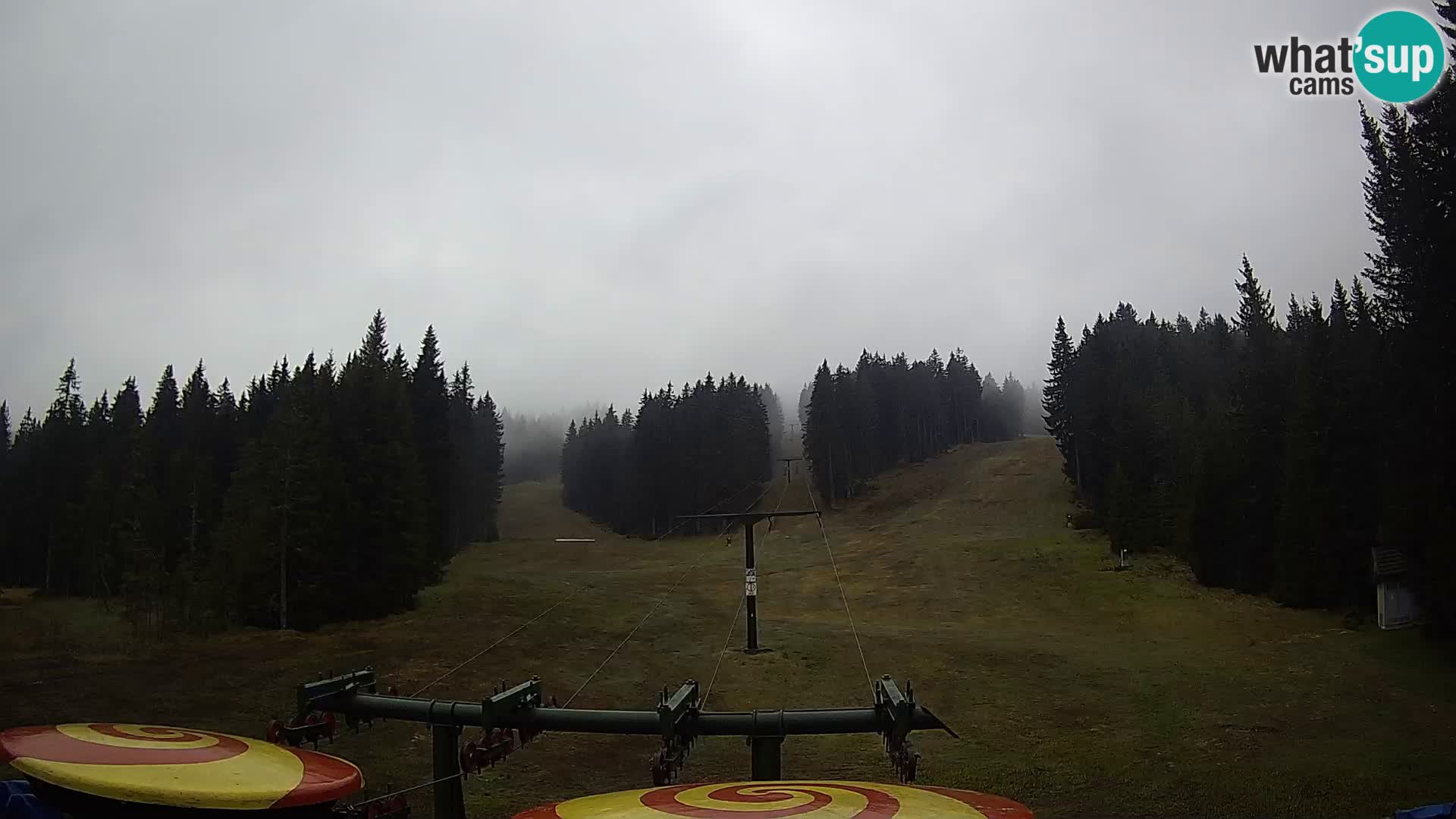 Smučišče Rogla Spletna kamera Ostruščica proga 1 in 2
