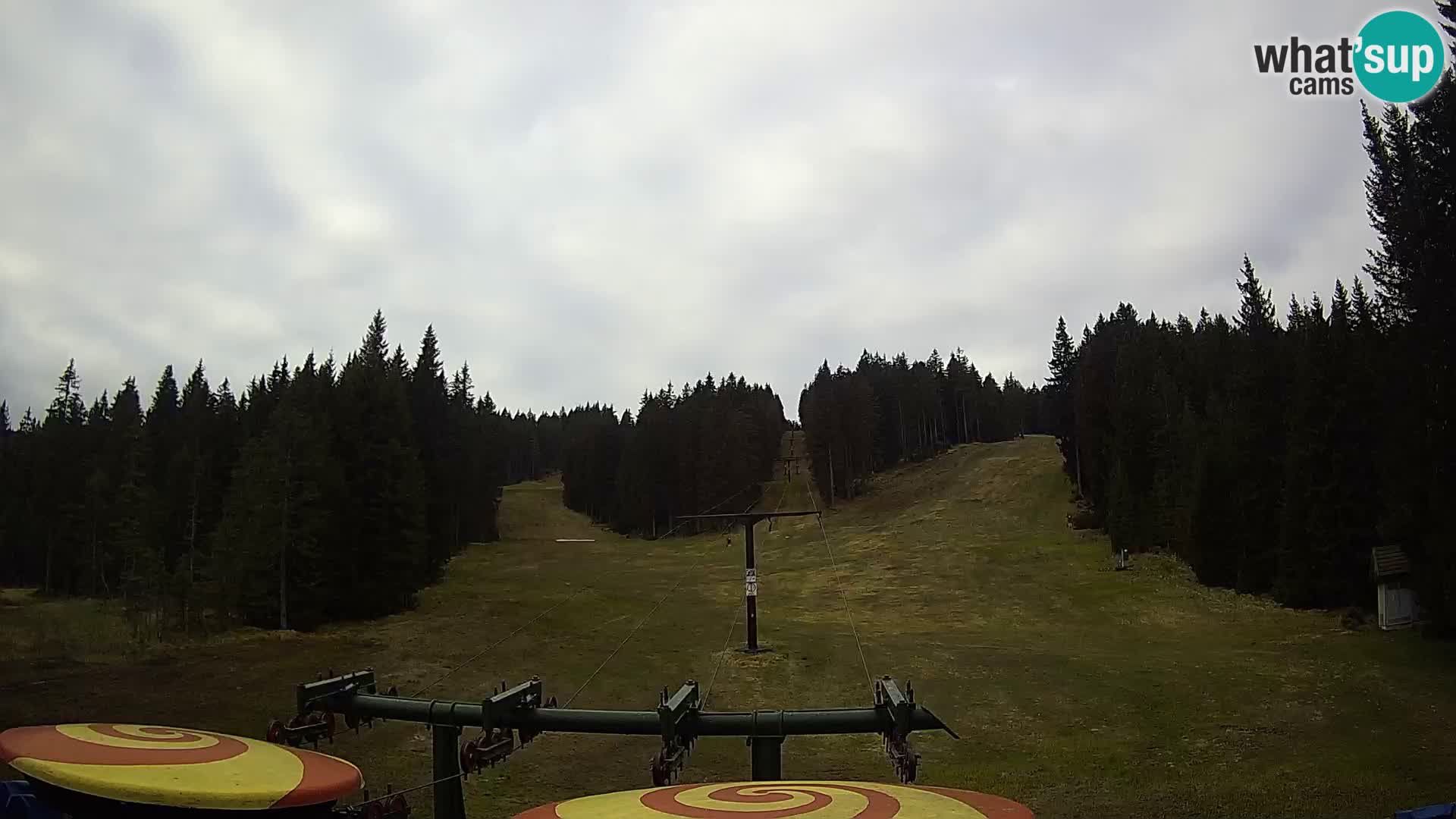 Smučišče Rogla Spletna kamera Ostruščica proga 1 in 2