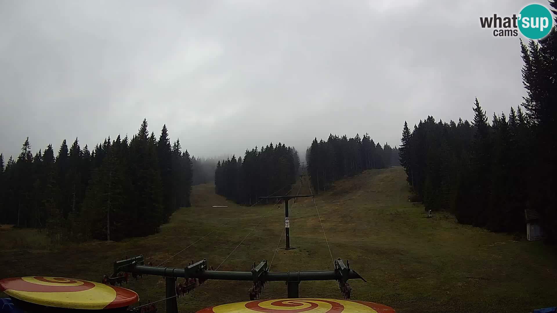 Smučišče Rogla Spletna kamera Ostruščica proga 1 in 2