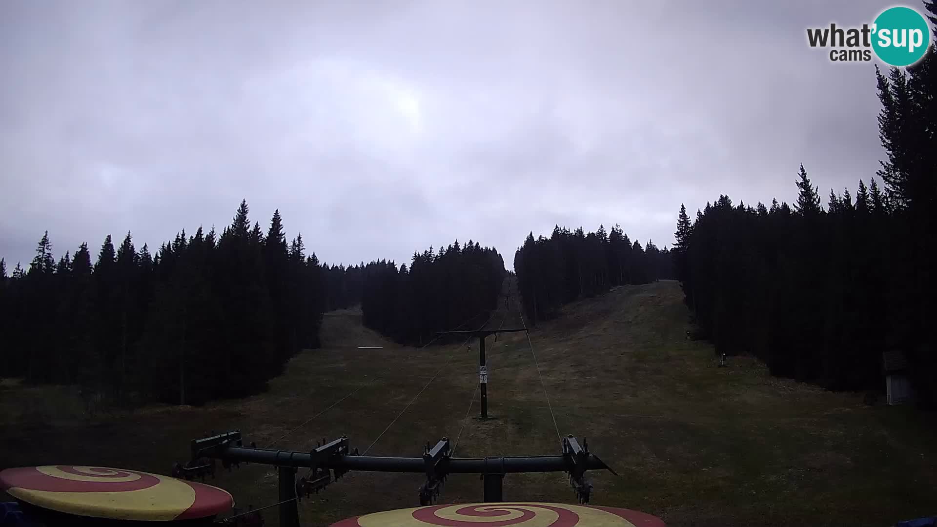 Smučišče Rogla Spletna kamera Ostruščica proga 1 in 2