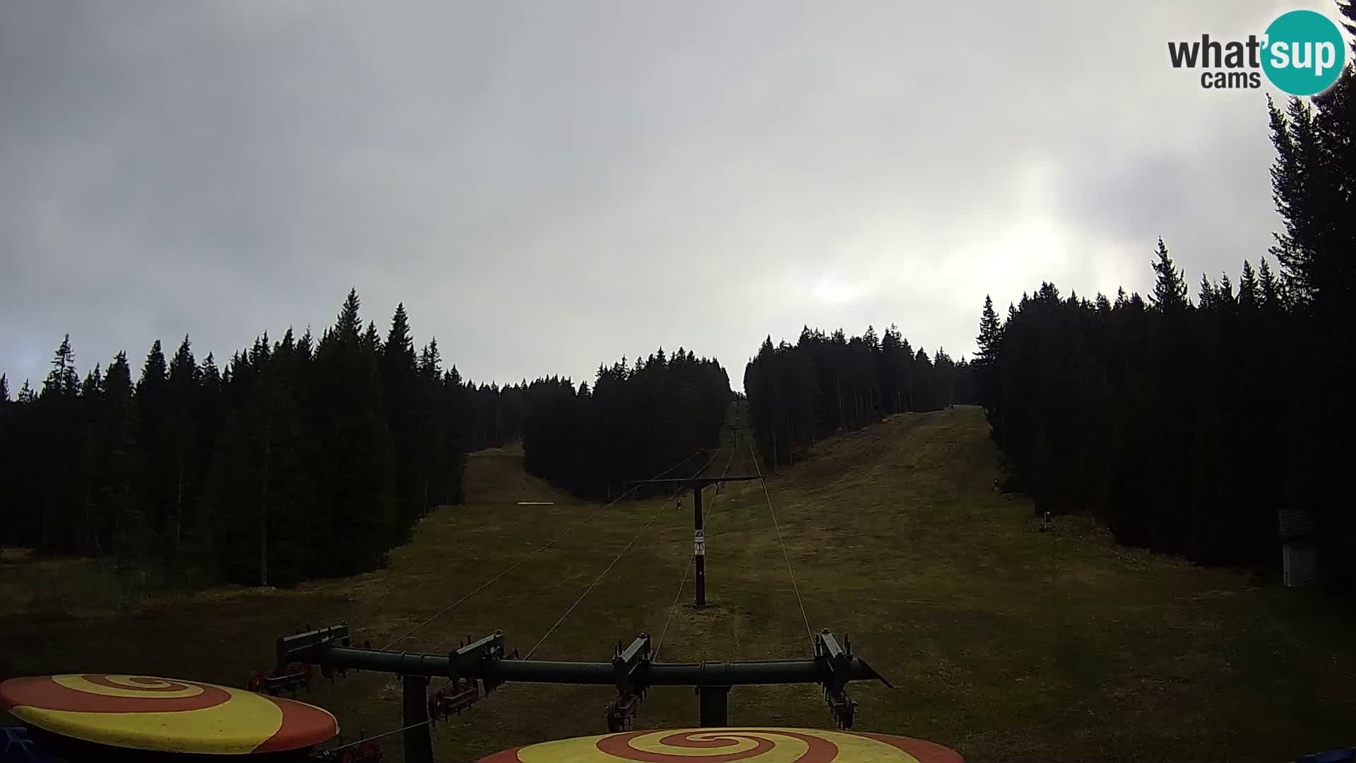 Smučišče Rogla Spletna kamera Ostruščica proga 1 in 2