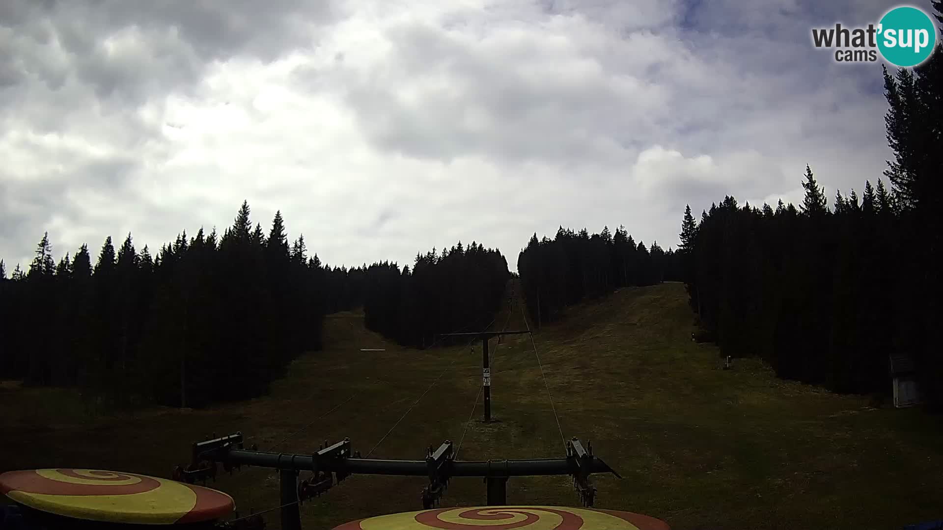 Smučišče Rogla Spletna kamera Ostruščica proga 1 in 2