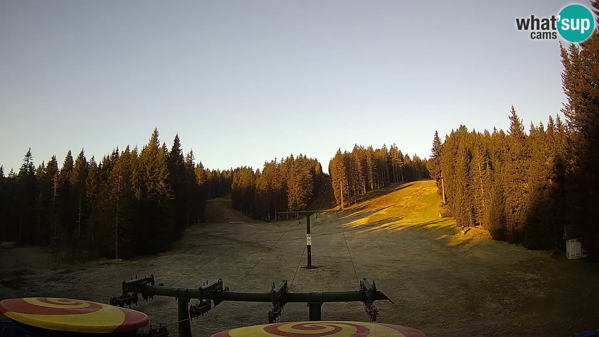 Smučišče Rogla Spletna kamera Ostruščica proga 1 in 2