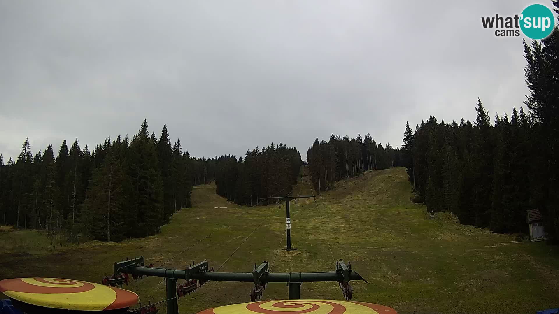 Skigebiet Rogla Webcam Ostruščica Piste 1 und 2